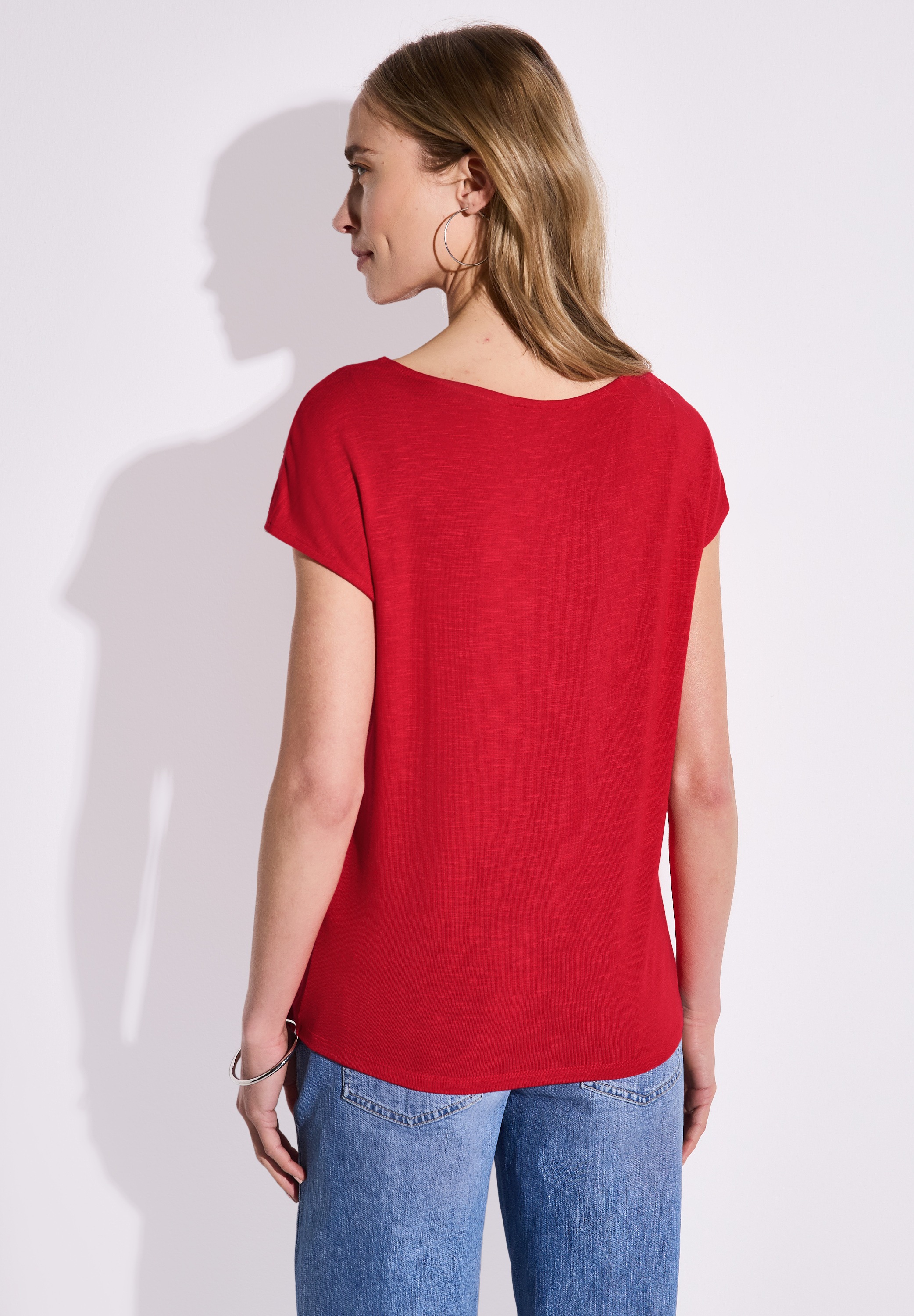 STREET ONE T-Shirt, mit Knotendetail günstig online kaufen