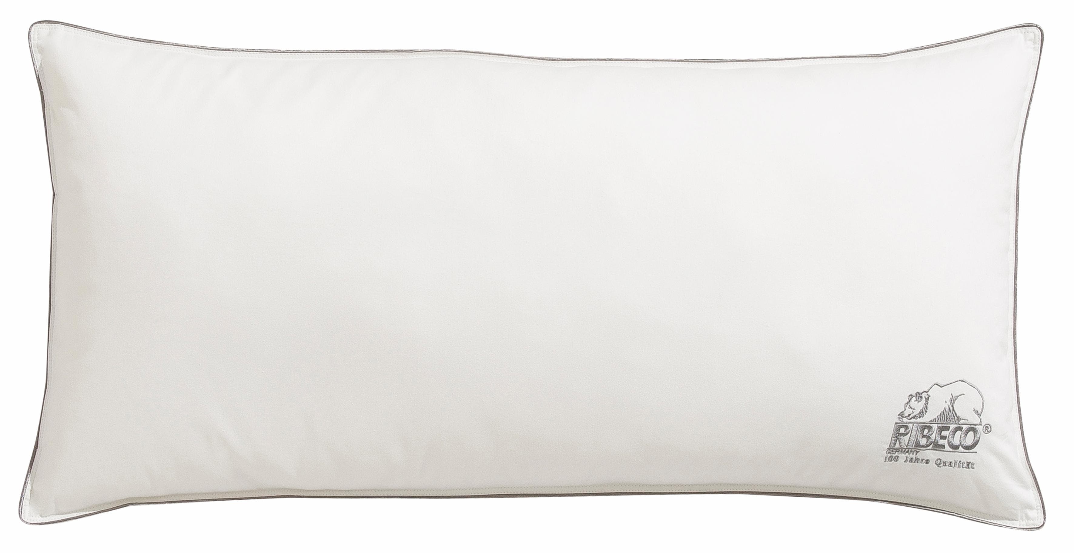 RIBECO Microfaserkissen "Marie, Kissen 40x80 cm & 80x80 cm im Spar-Set erhältlich" Füllung: 100% Polyester Spar-Set, 1 Stk. tlg. Kopfkissen-Set, flauschig &