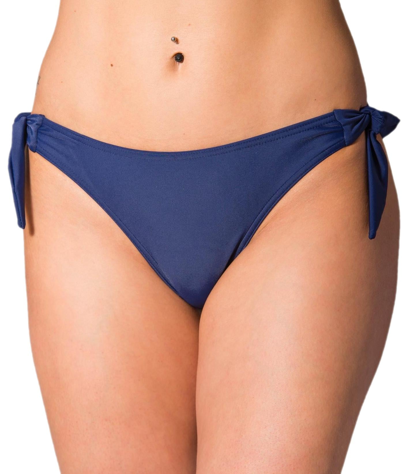 AQUARTI Bikini-Hose "Bikinihose Aquarti Damen Tanga Bikinihose Seitlich Gebunden"
