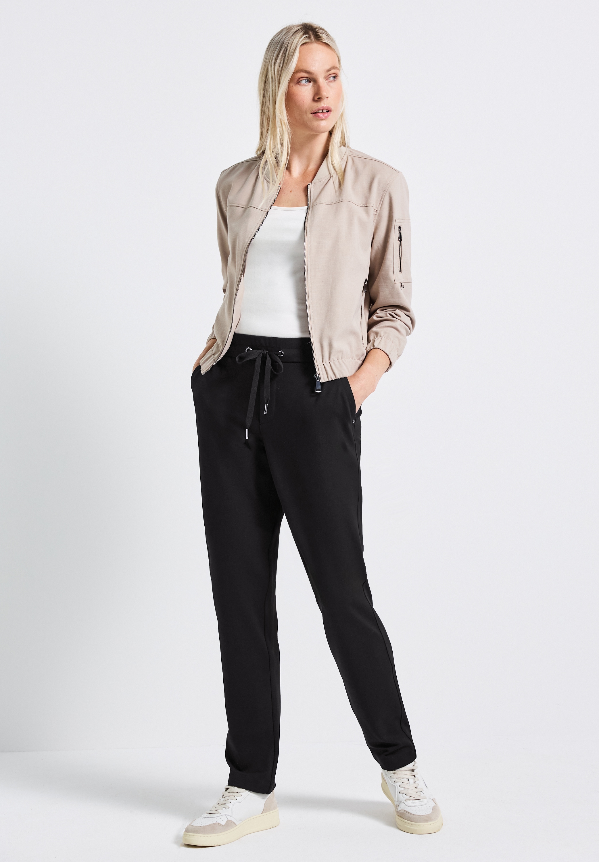 STREET ONE Stoffhose, Middle Waist