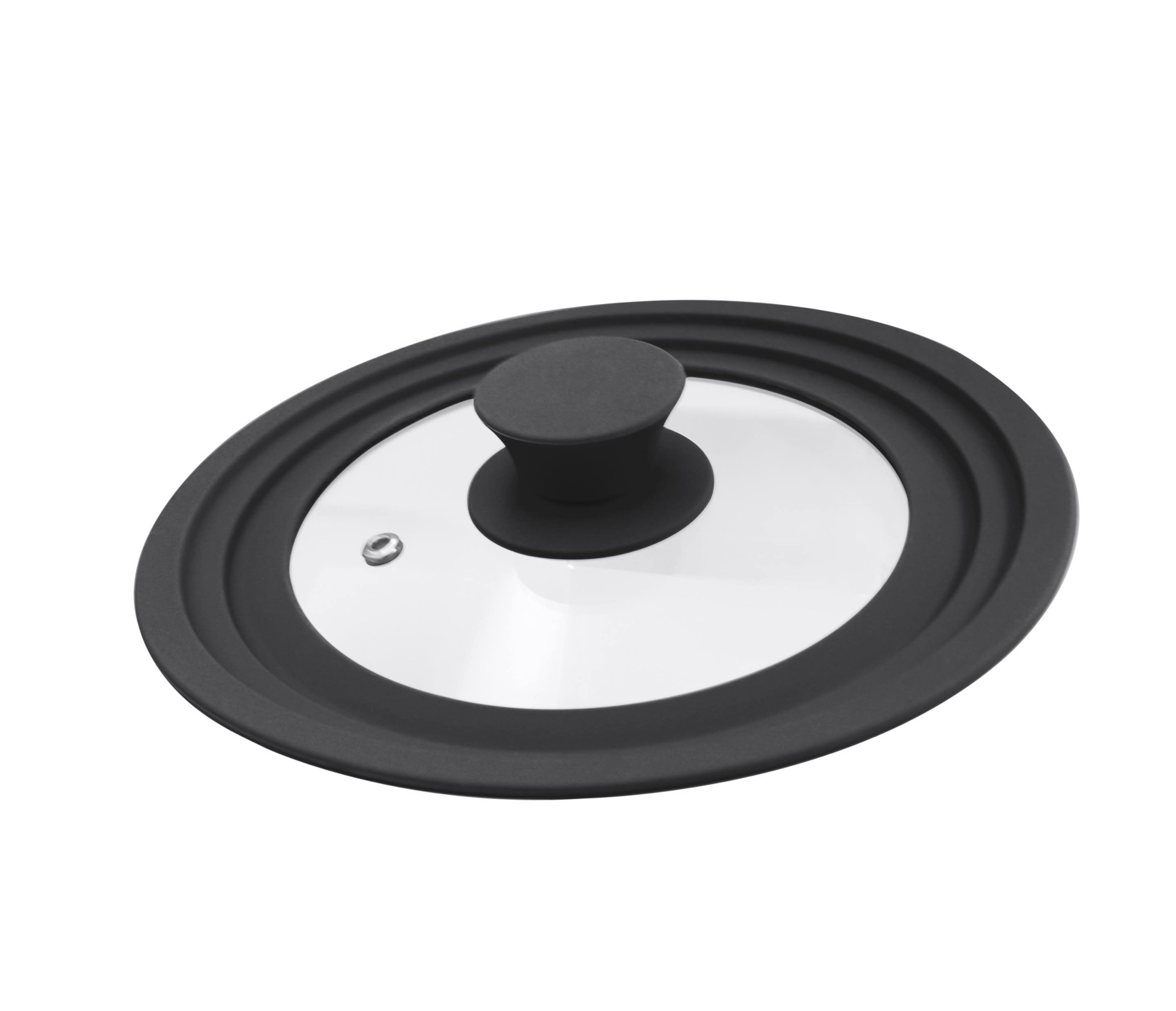 CS Koch-Systeme Universaldeckel »SOLA für Töpfe und Pfannen« mit perfekter Passform für versch. Topfgrößen durch Silikonrand