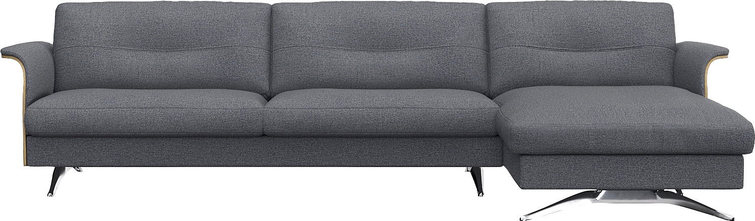 FLEXLUX Ecksofa "Glow Designsofa, bequem und komfortabel durch hochwertigen günstig online kaufen