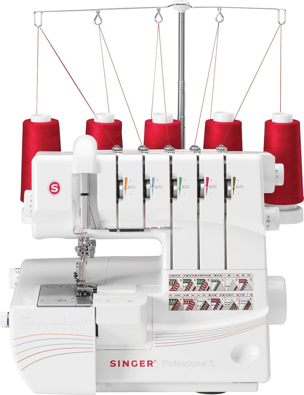 Singer Overlock-Nähmaschine »Professional 5 Raten BAUR Programme, | 14 14 per Stiche 14T968DCD«