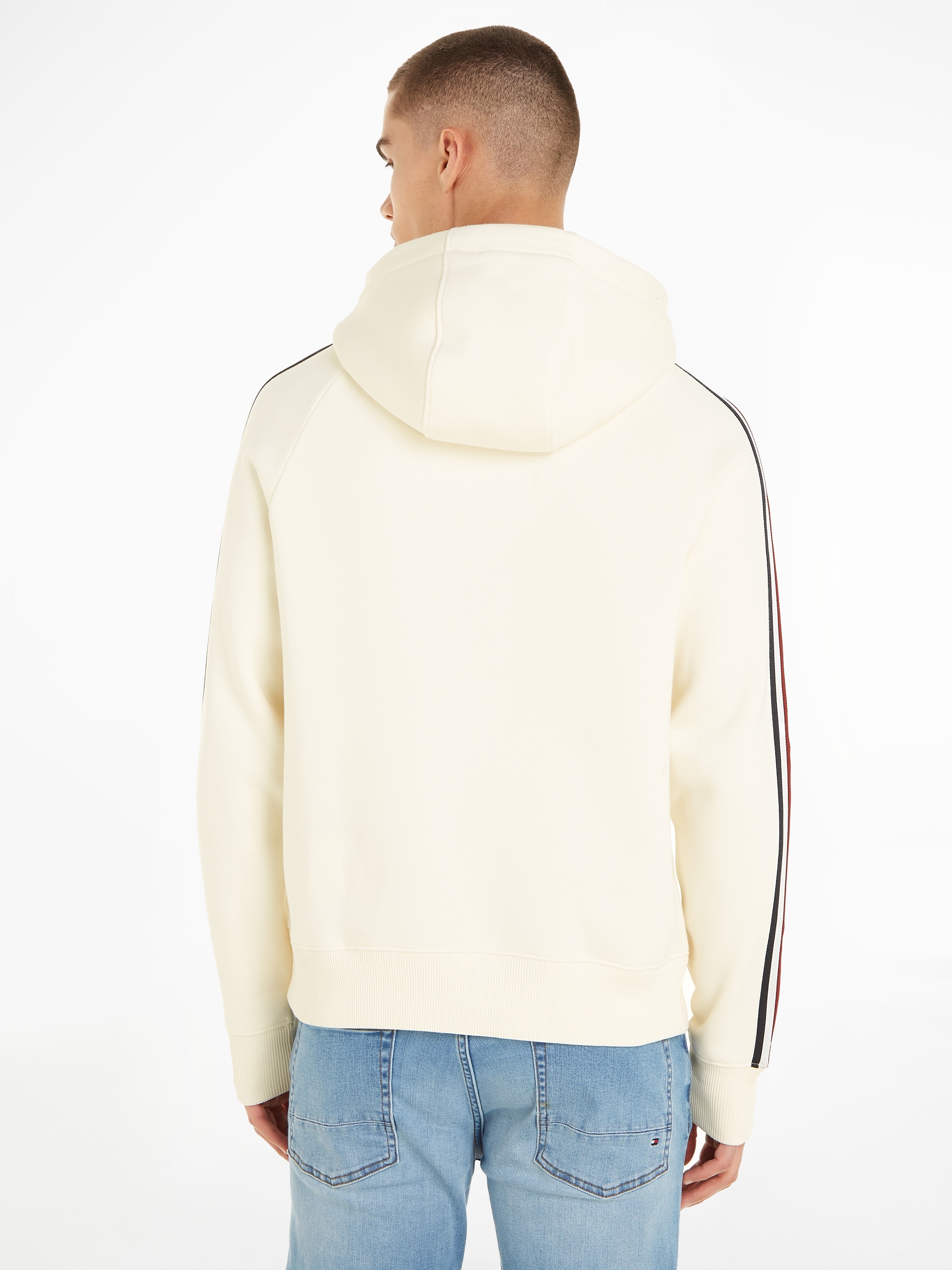 Tommy Hilfiger Hoodie »GLOBAL STRIPE HOODIE«, mit Raglanärmeln