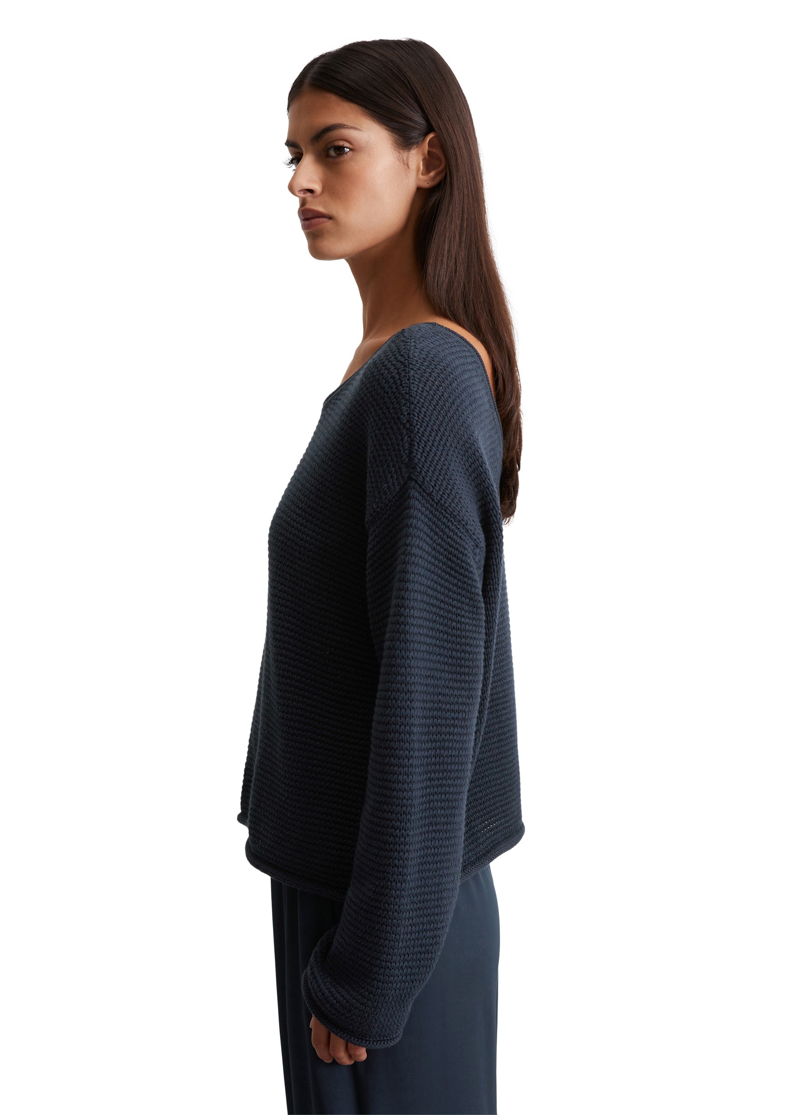 Marc O'Polo Rundhalspullover »aus Organic Cotton«
