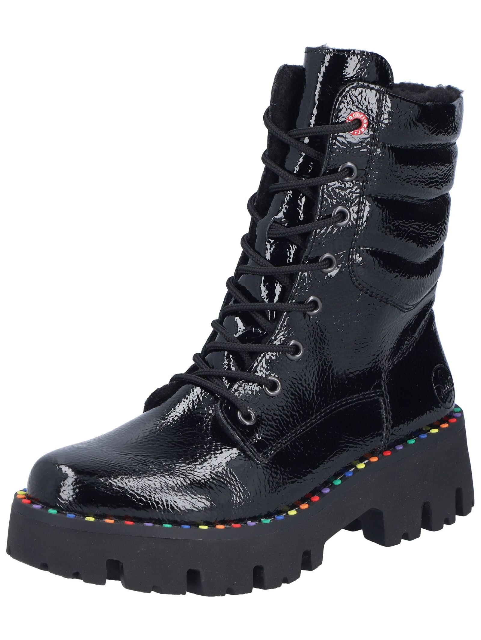 Rieker Schnürstiefelette "Rieker Stiefelette Lederimitat" günstig online kaufen