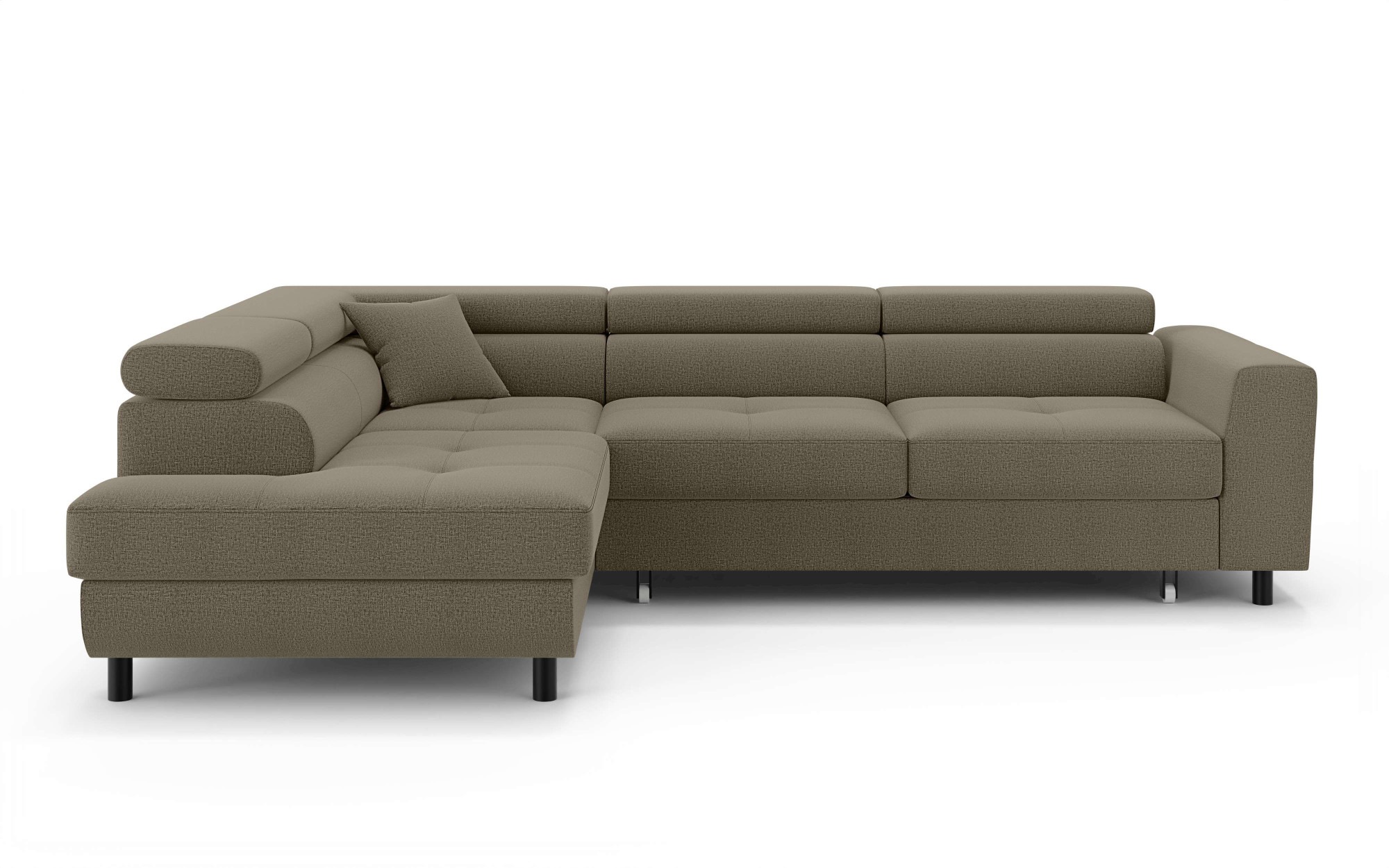 OTTO home Ecksofa "AADEN Schlafsofa mit verstellbaren Kopfstützen, B/T/H: 2 günstig online kaufen