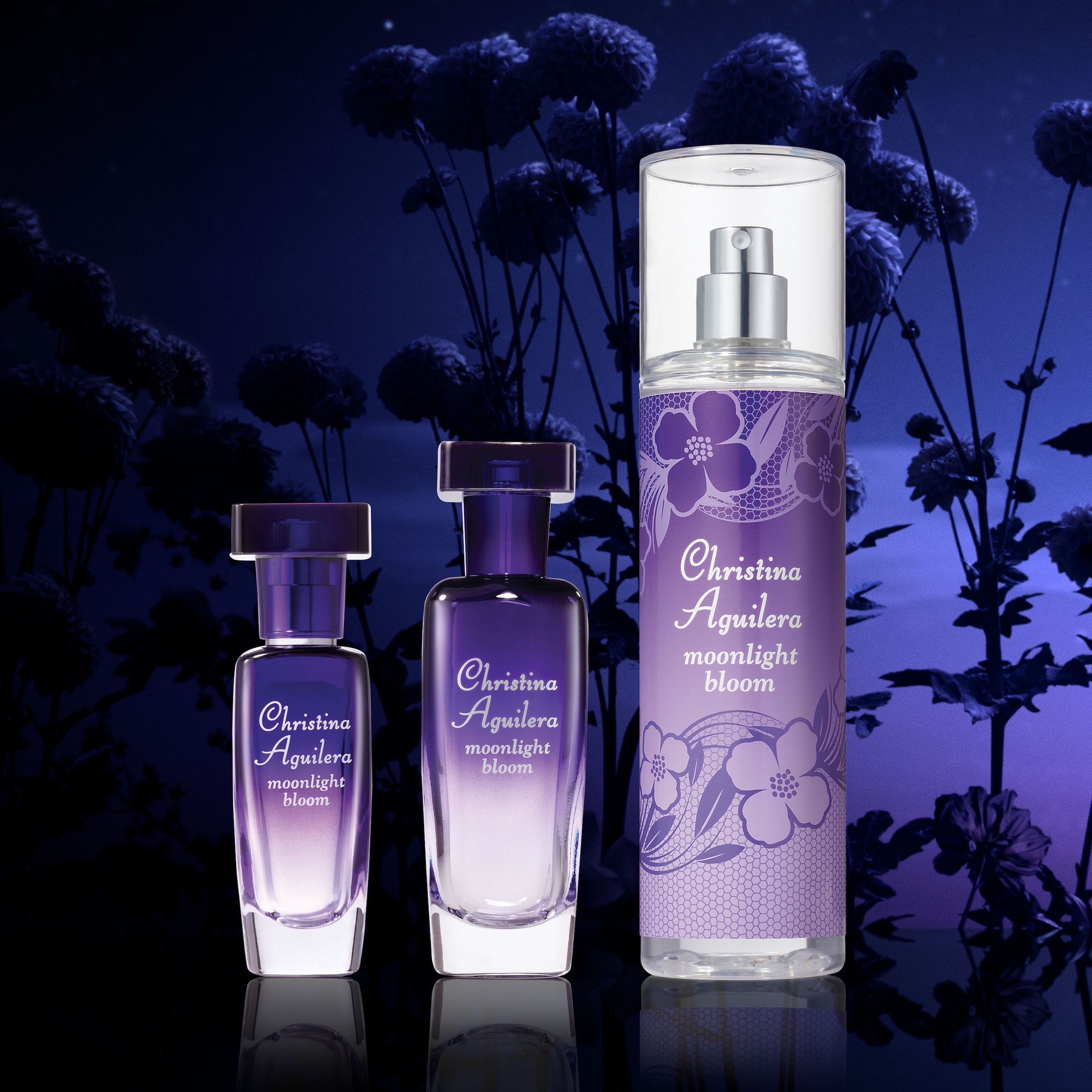 Christina Aguilera Körperspray »MOONLIGHT BLOOM FINE FRAGRANCE MIST« 1 mit opulentem, blumigem Duftcharakter