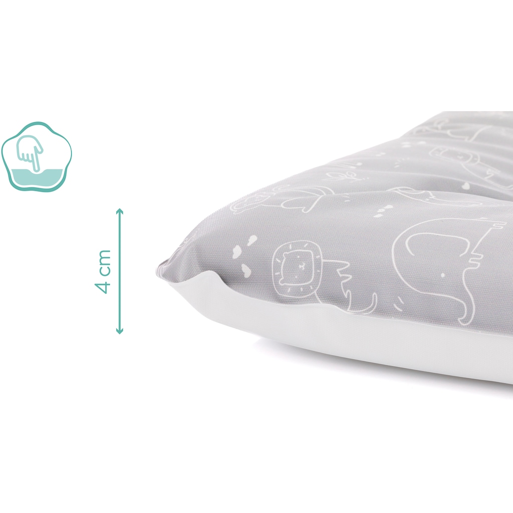 Fillikid Wickelauflage »Softy, Safari grau«, Made in Europe