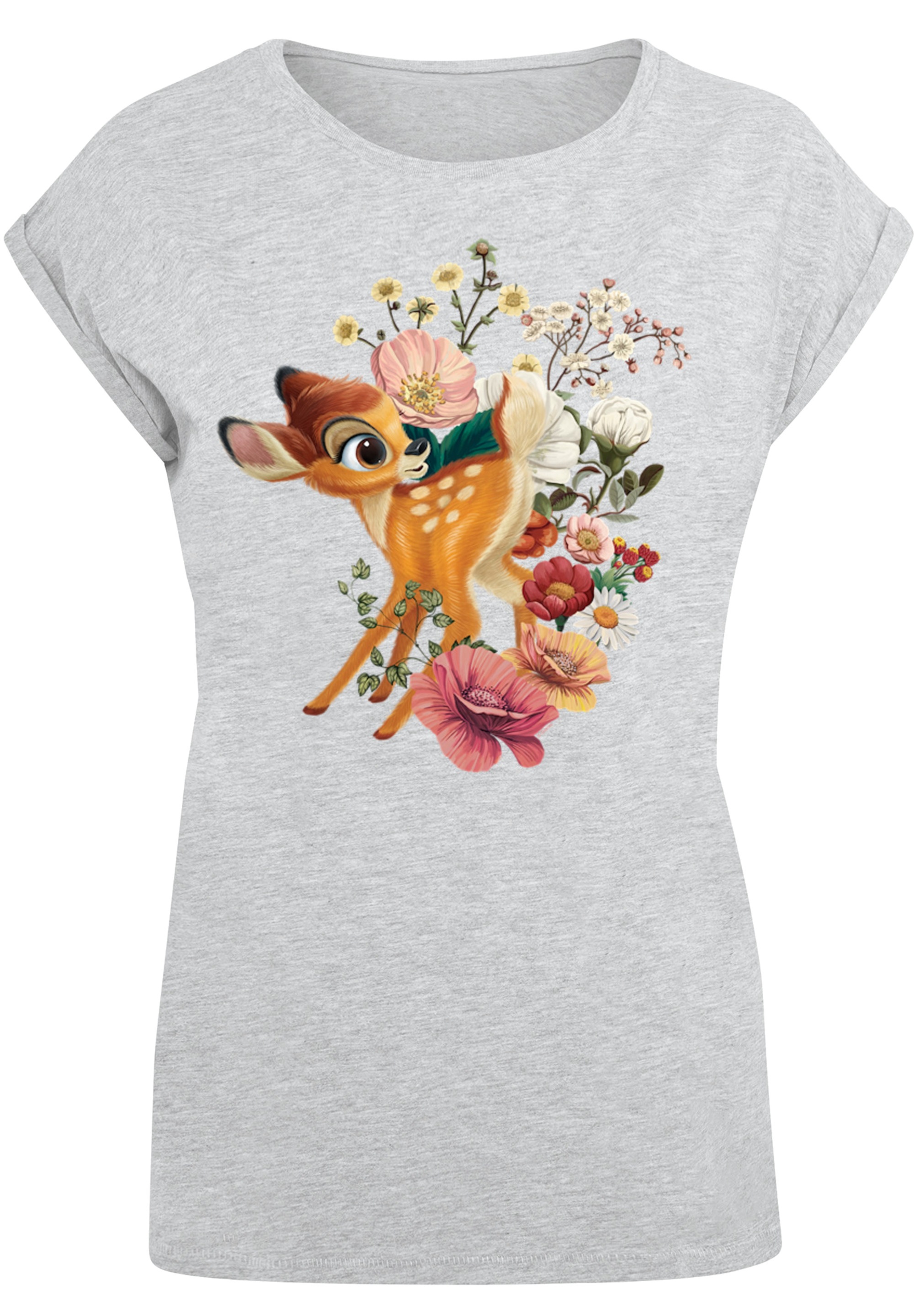 F4NT4STIC T-Shirt "PLUS SIZE Bambi Meadow", Print