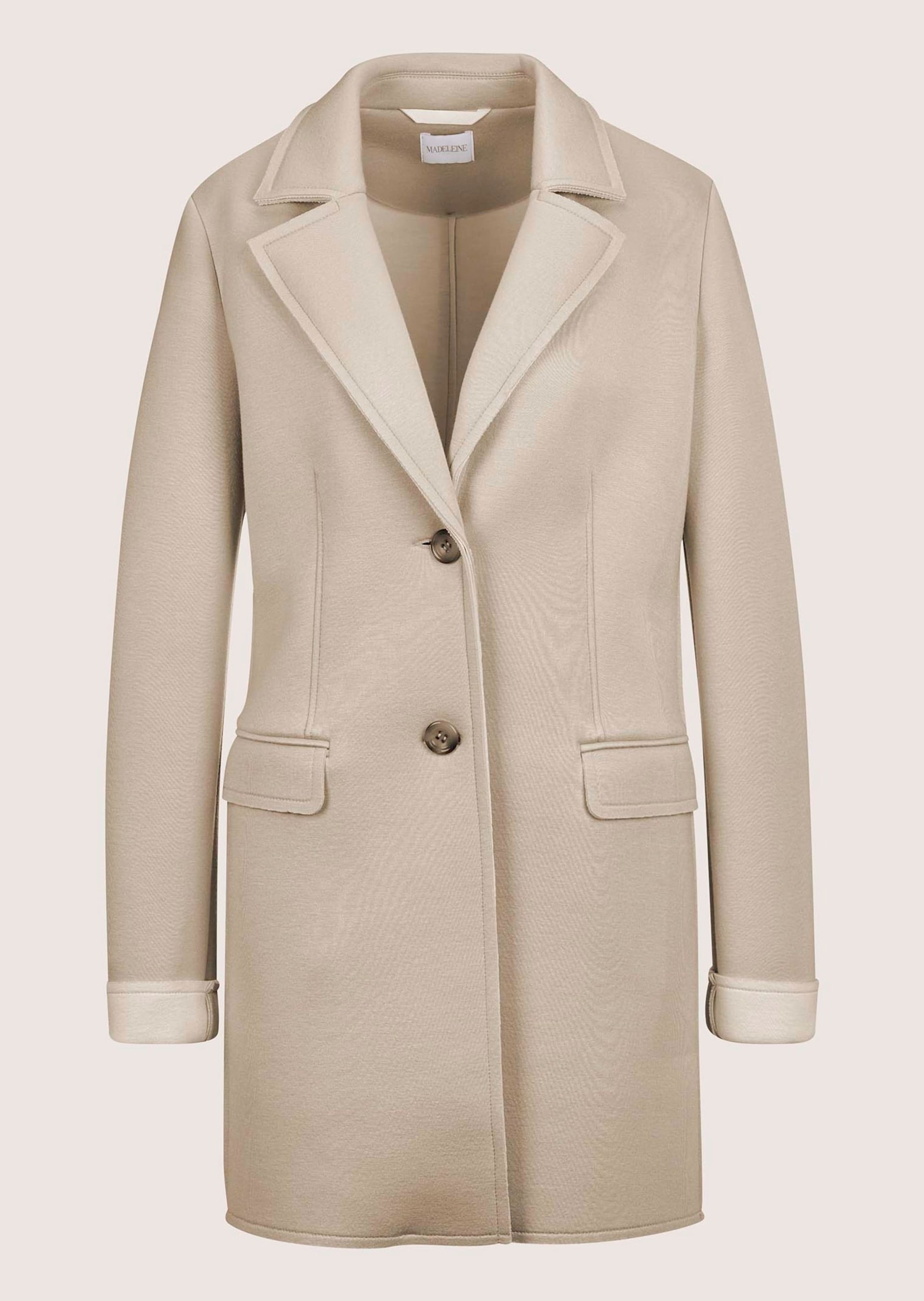MADELEINE Kurzjacke "Longjacke Modische Longjacke aus Baumwollmix"