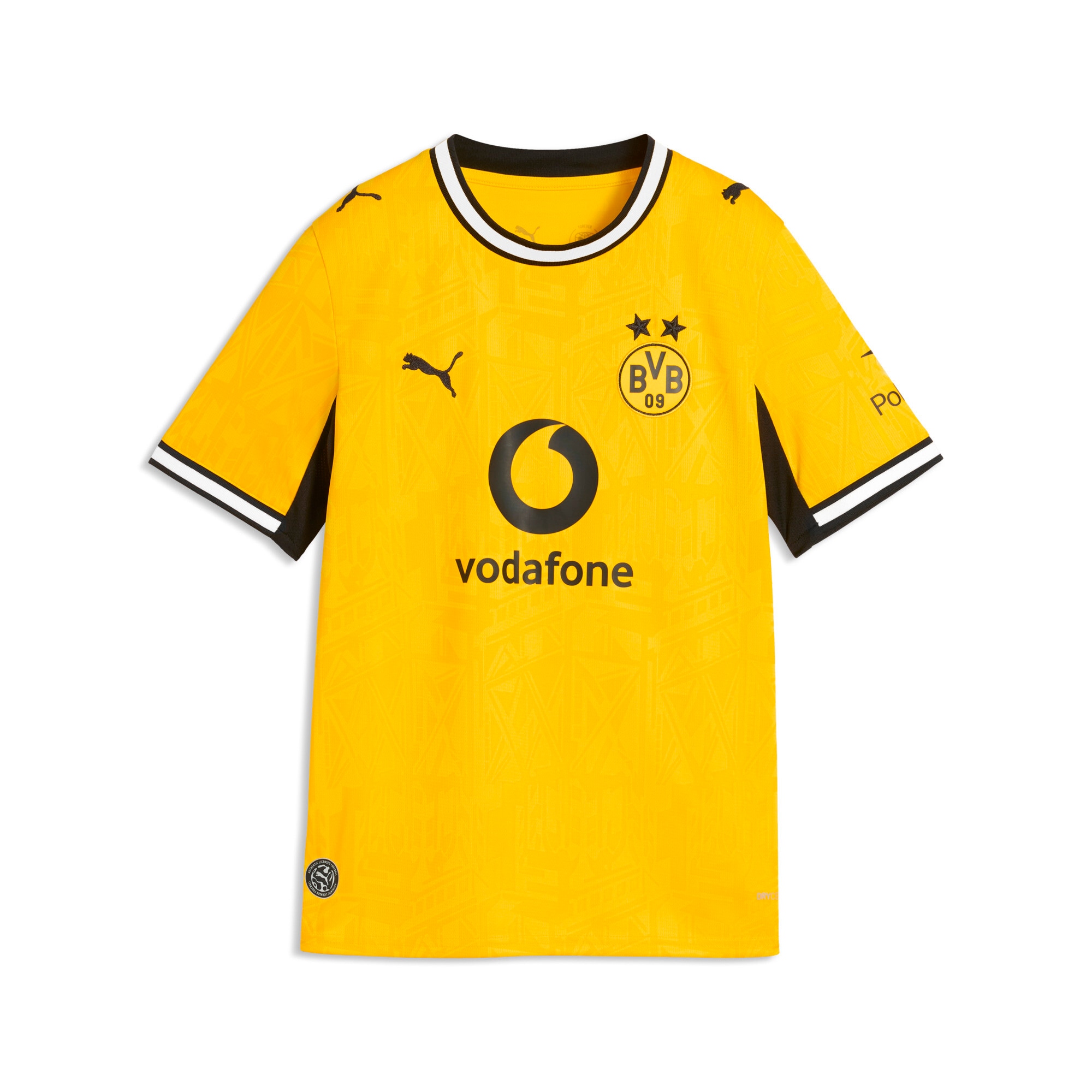 PUMA Fußballtrikot »BVB HOME JERSEY REPLICA JR« für Jugendliche, mit Print-Applikationen, atmungsaktiv