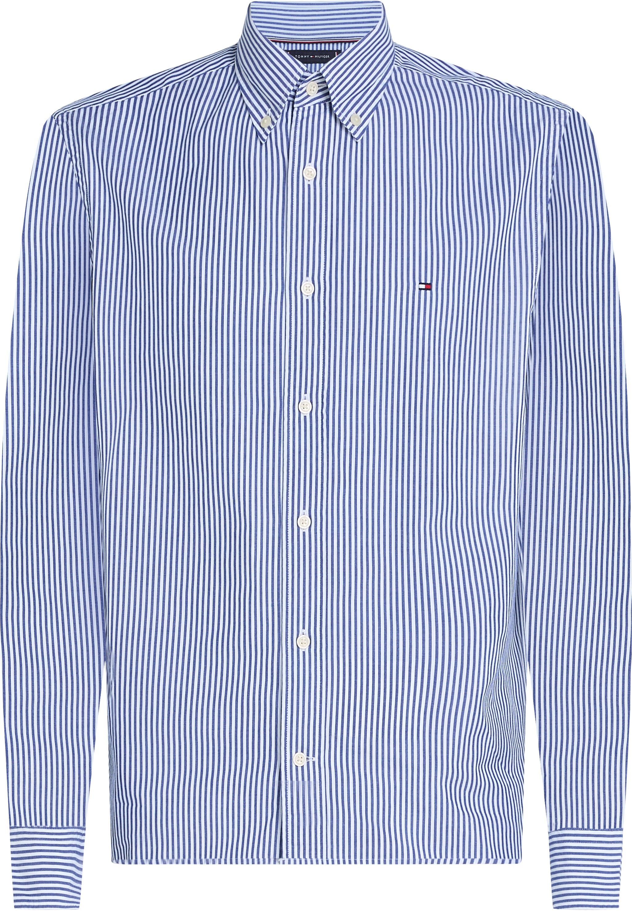 Tommy Hilfiger Langarmhemd »FLEX POPLIN CLASSIC STP RF SHIRT«, mit Sreifenmuster