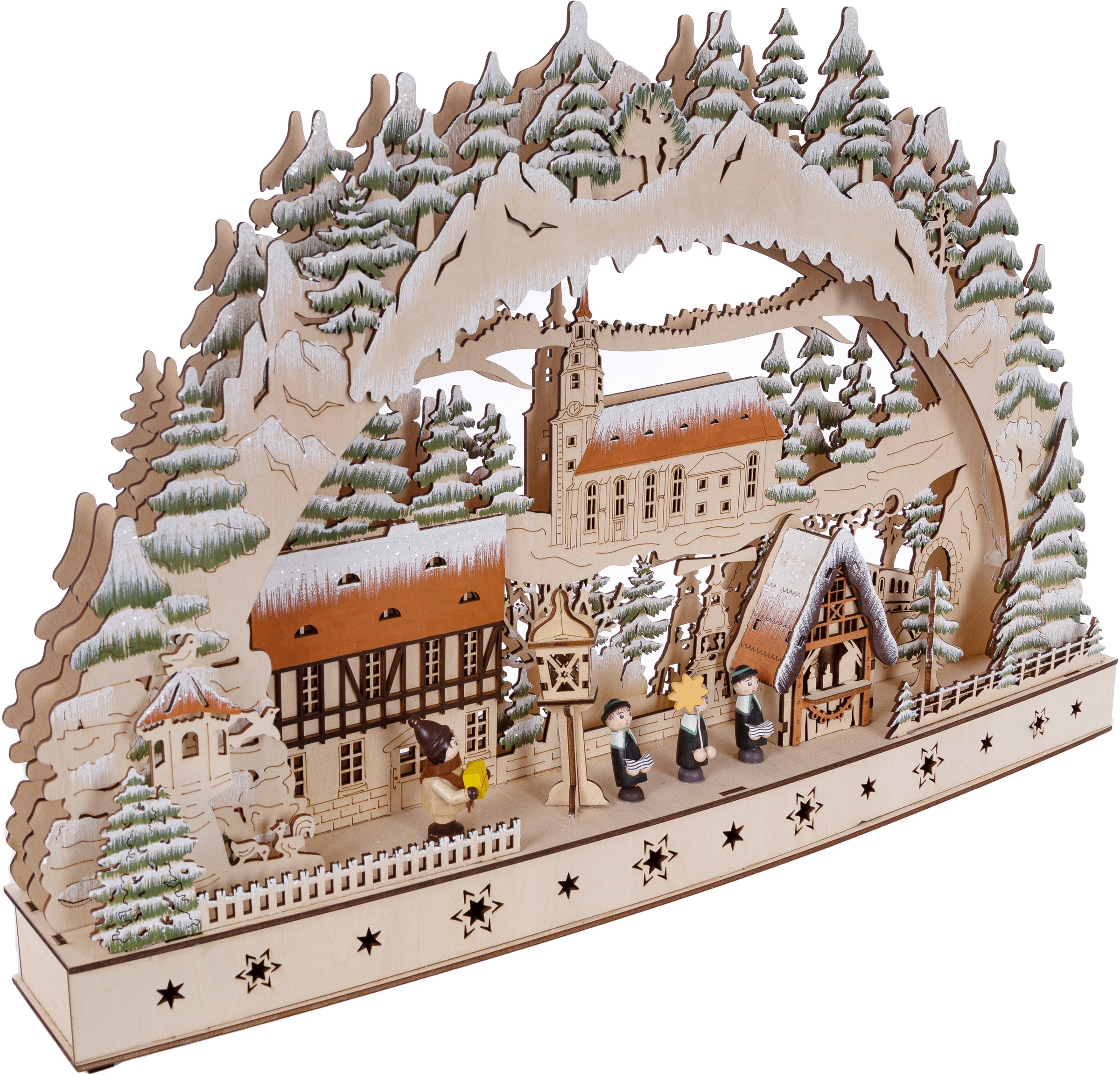 Myflair Möbel & Accessoires LED Schwibbogen "Weihnachtsdeko" 1 Stk. aus Hol günstig online kaufen