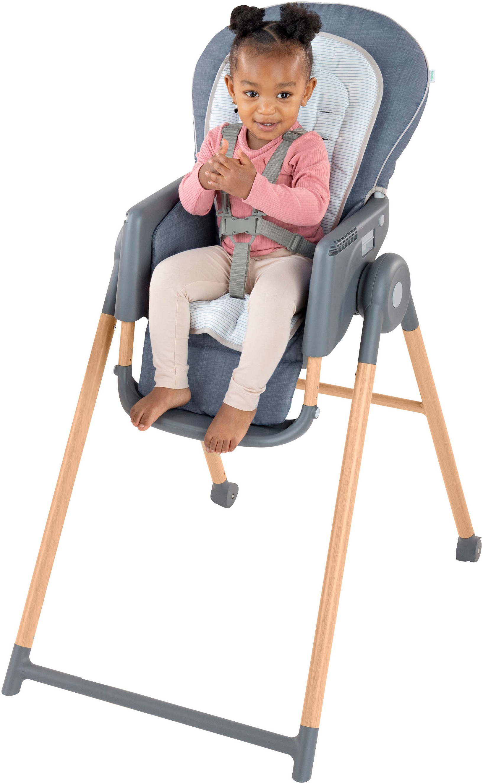 Thumbnail - ingenuity Hochstuhl "Proper Positioner™ 7-in-1 Deluxe High Chair - Chambray" ()