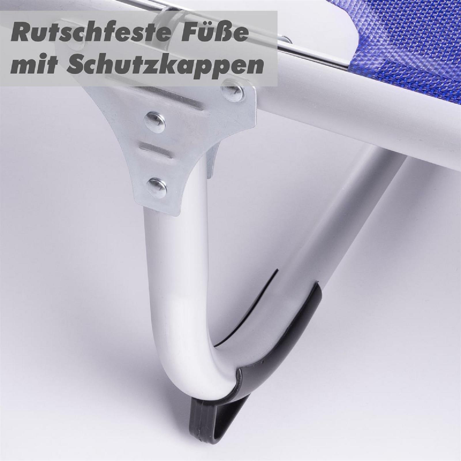 VCM Gartenliege »Alu Sonnenliege mit Sonnendach«