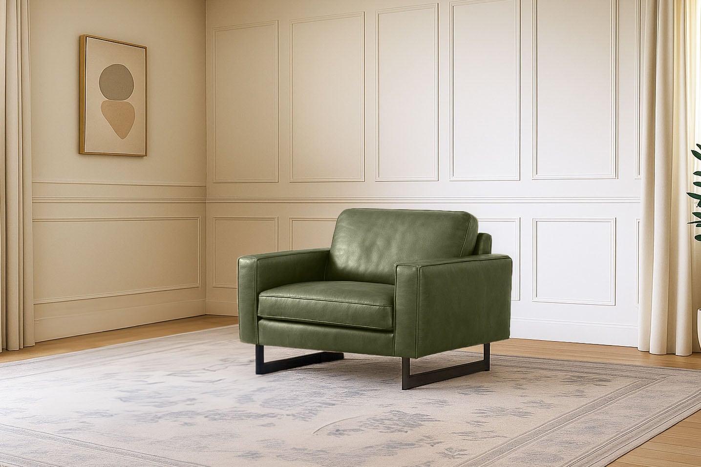 Places of Style Loveseat "Pinto 105 cm, Cord, Chenille, Lederoptik", mit Ke günstig online kaufen