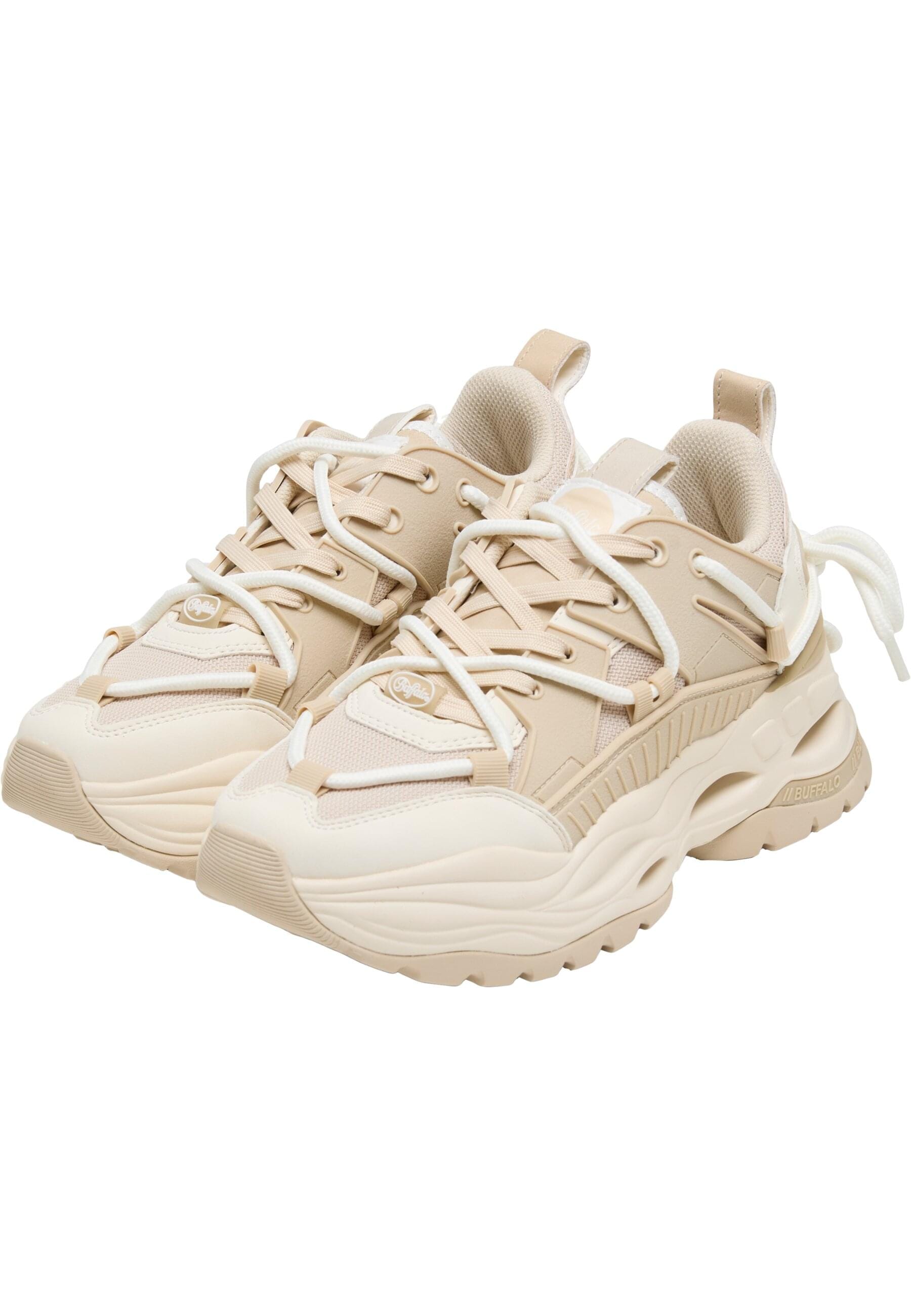 BUFFALO Damen Trainingsschuh "Buffalo TRIPLET LACE -", Gr. 39beige, cream, unifarben, Schuhe