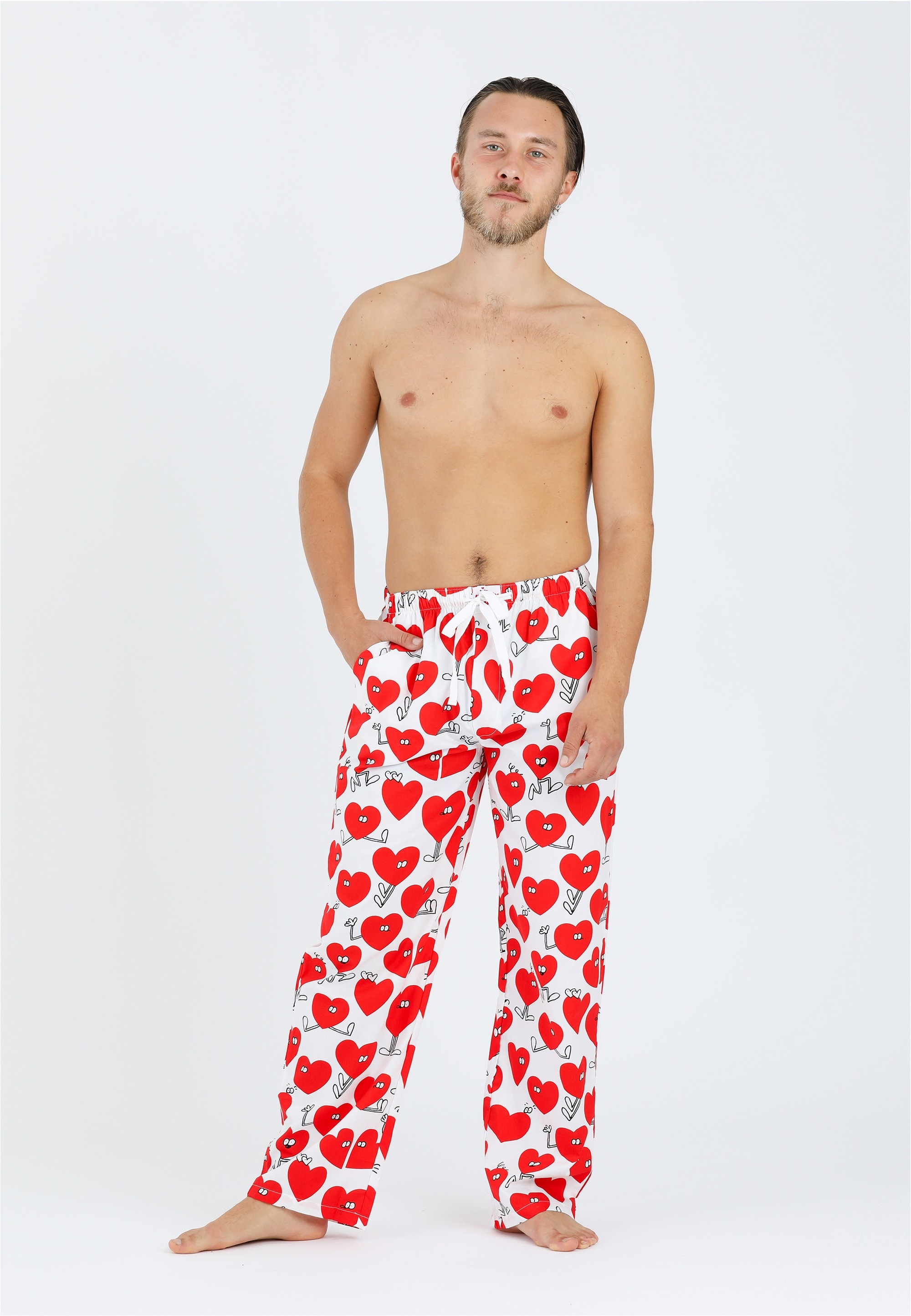 Lousy Livin Stoffhose »Pants Valentines«, mit Herz Print