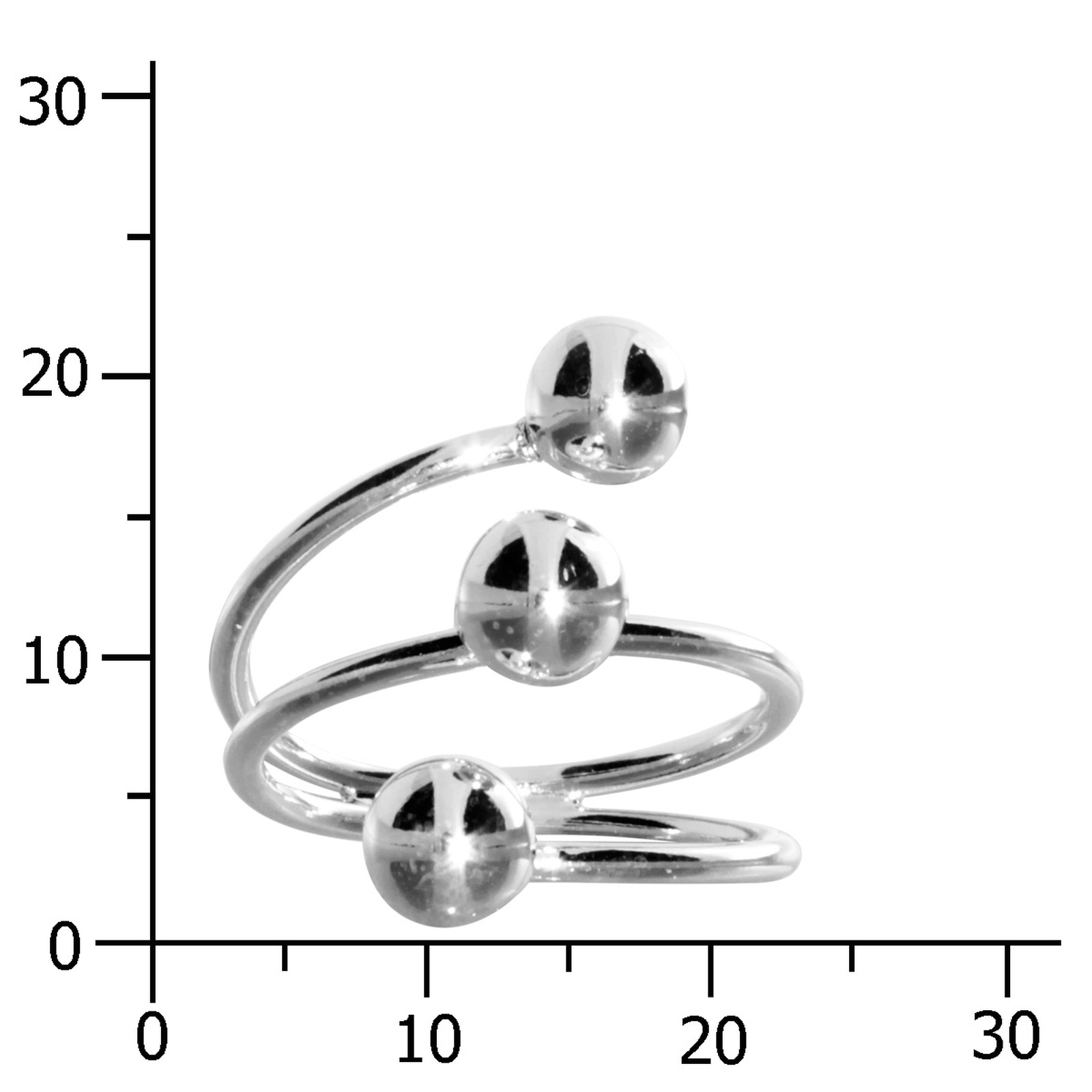 Fingerring OSTSEE-SCHMUCK "Ostsee-Schmuck Ring Livs Ring Livs" Gr. 54, silber, Fingerringe, Damen, 54 (17,2), Silber 925 (Sterlingsilber), Fingerring 2