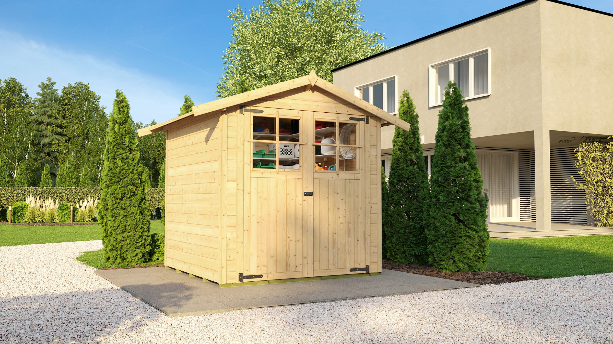 weka Gartenhaus »Nr. 316, Größe 2«, inklusive Fussboden