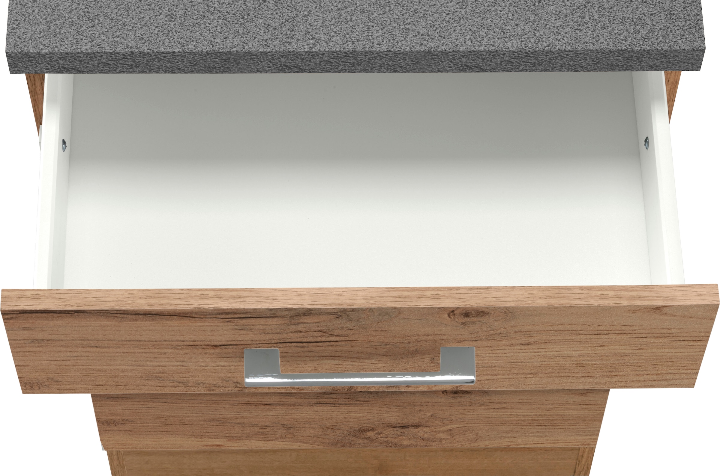 KOCHSTATION Unterschrank »KS-Colmar«, 50 cm, mit Metallgriff, für viel Stauraum