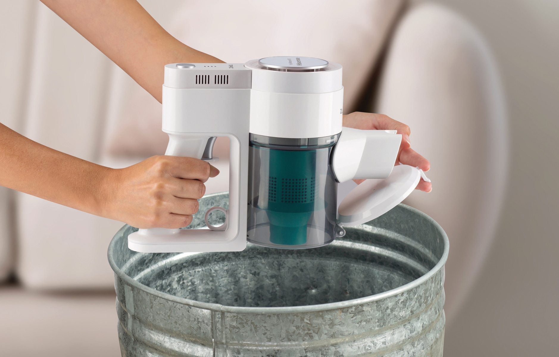 Hisense Akku-Bodenstaubsauger »HVC6133W«
