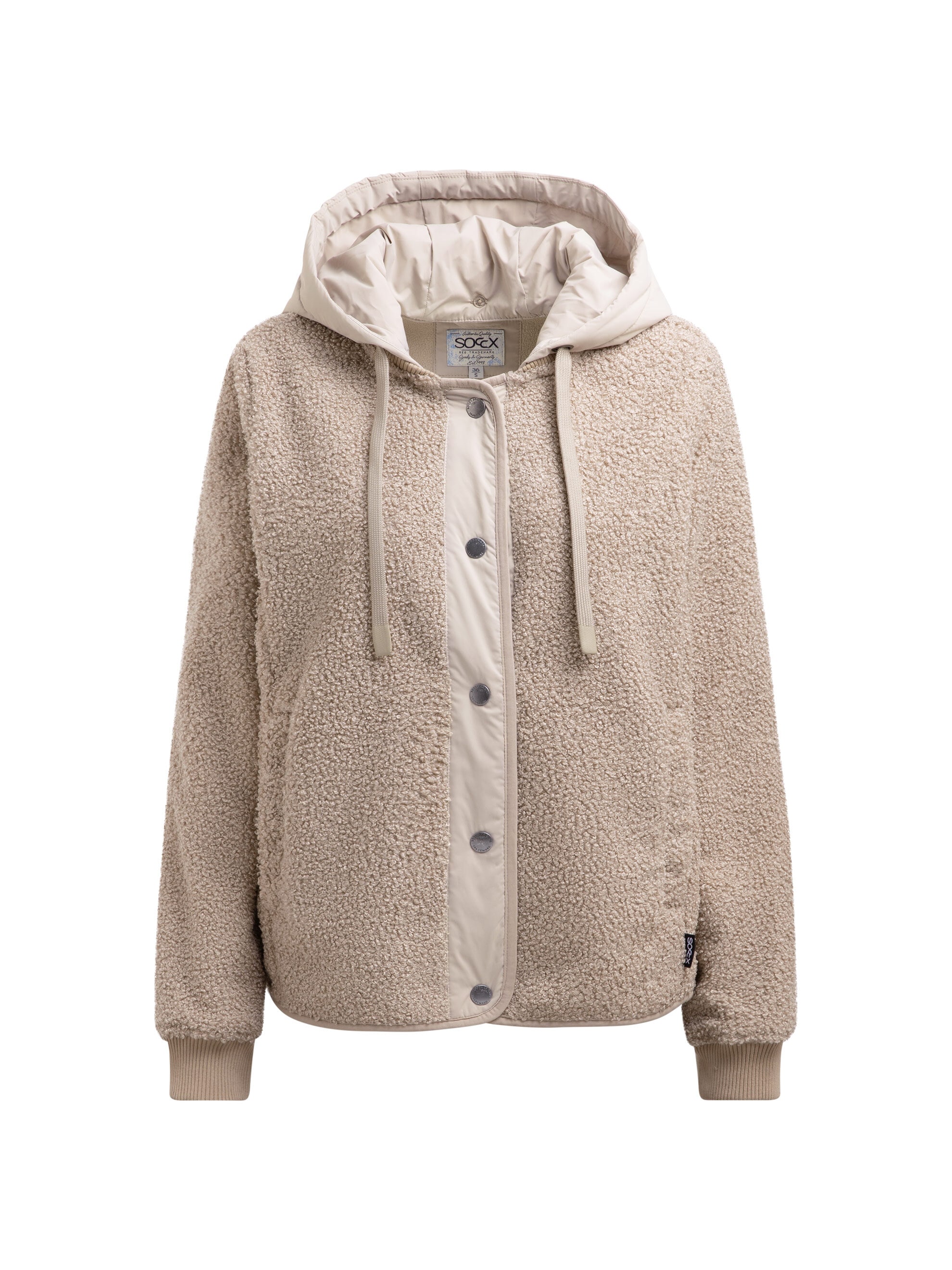 SOCCX Outdoorjacke mit Kapuze mit abtrennbarer Kapuze