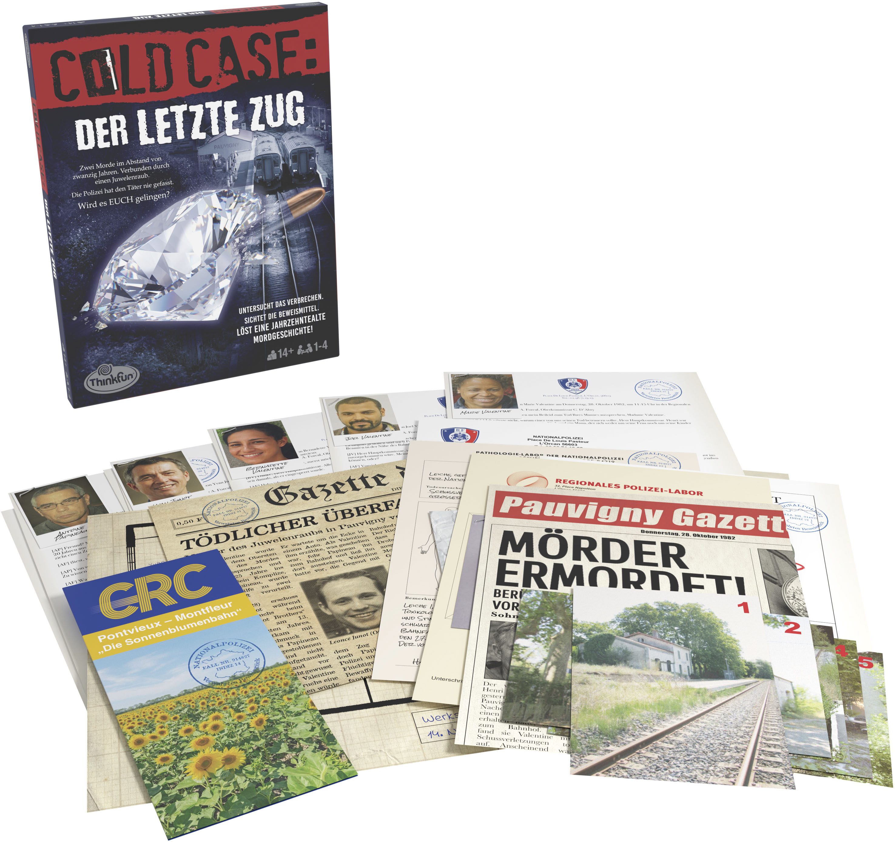 Thinkfun Spiel "Cold Case: Der letzte Zug"