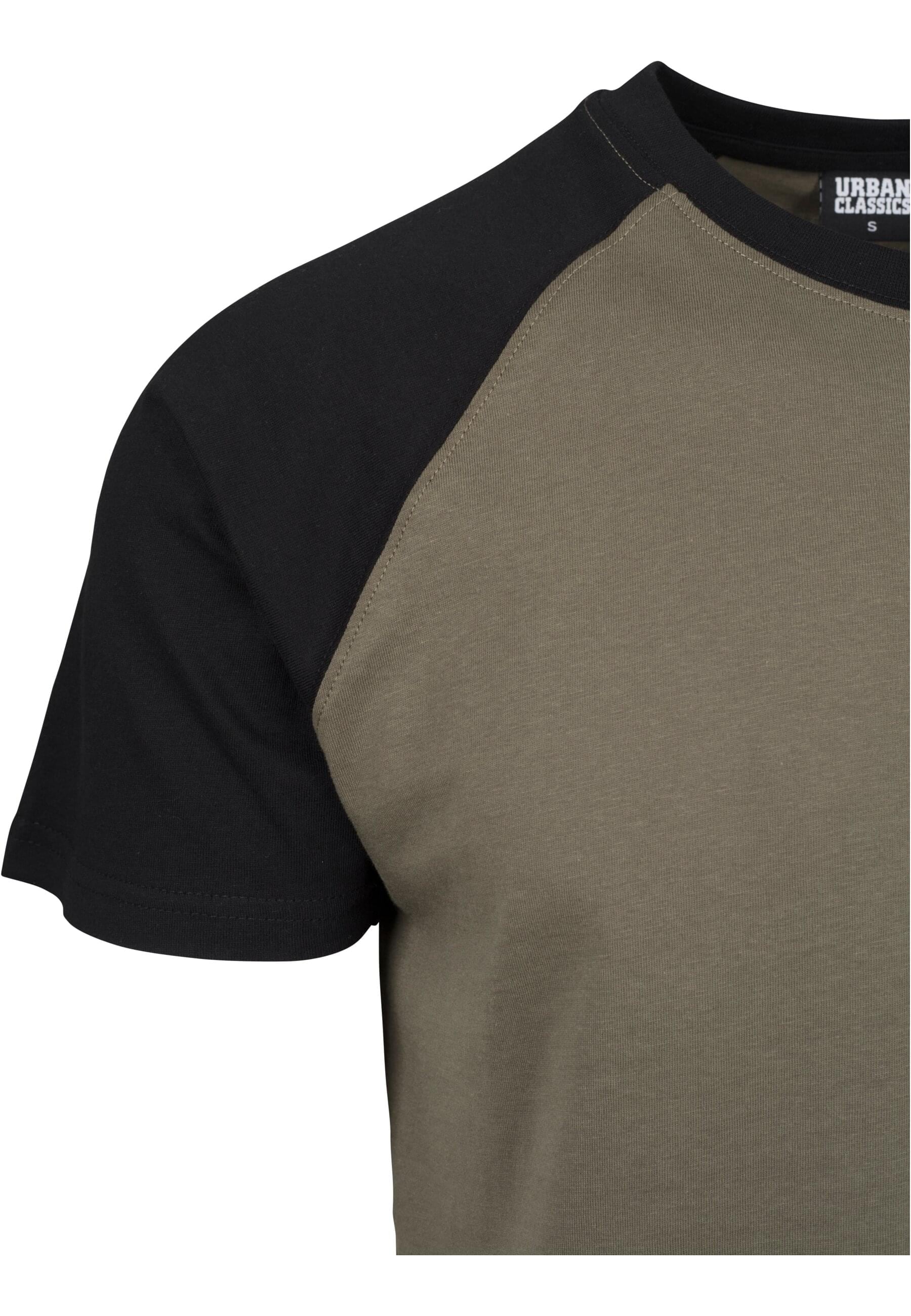 URBAN CLASSICS T-Shirt »Urban Classics Herren Raglan Contrast Tee«, (1 tlg.)