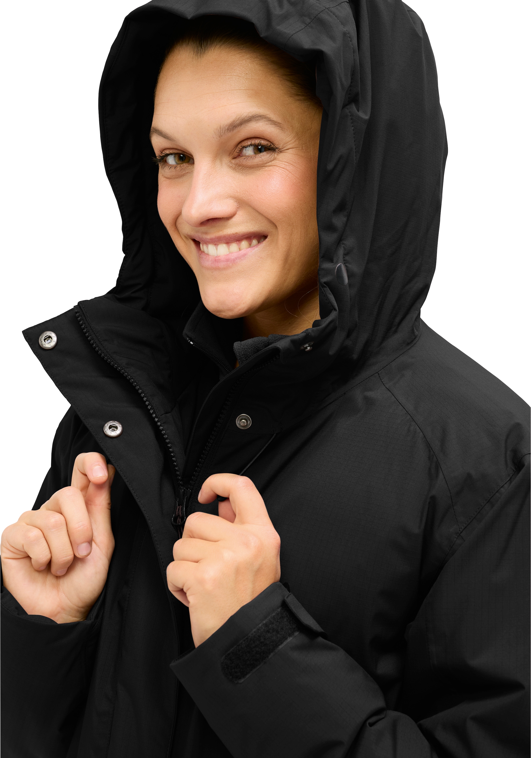 Maier Sports Funktionsjacke »Elite Warm W« Damen Winterjacke wasserdicht, mit RV-Taschen und Kapuze
