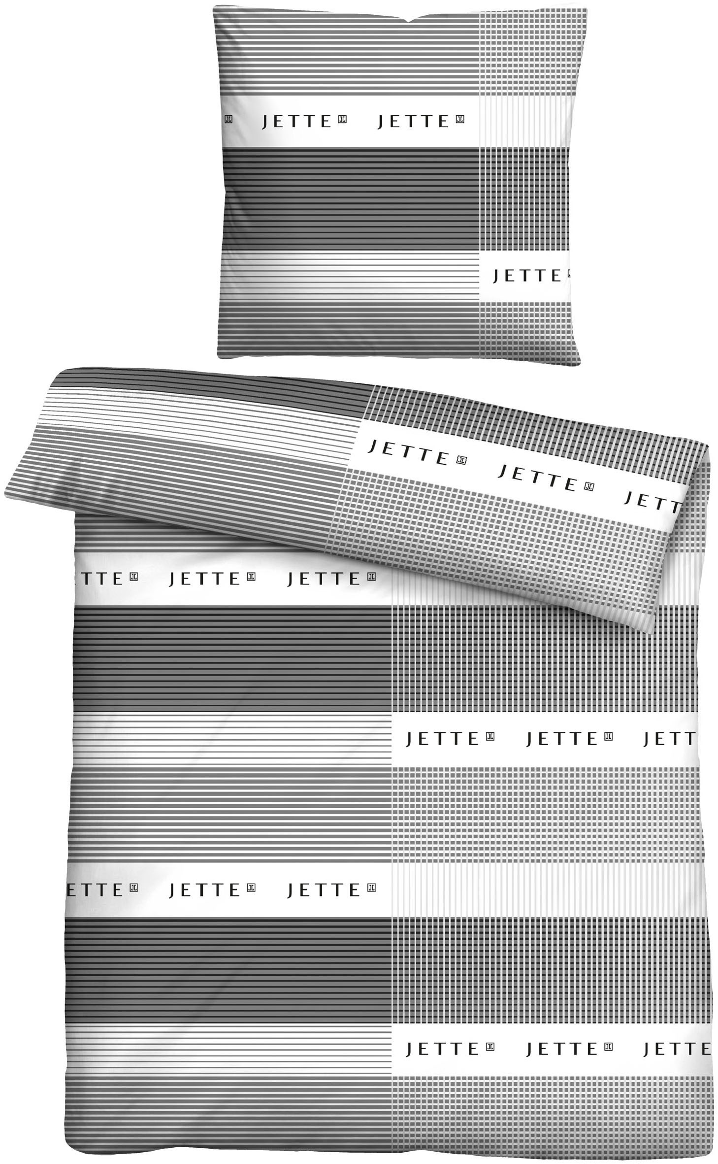 JETTE Bettwäsche »0401616«, hautfreundlich, kühlend, entworfen von der Designerin Jette Joop