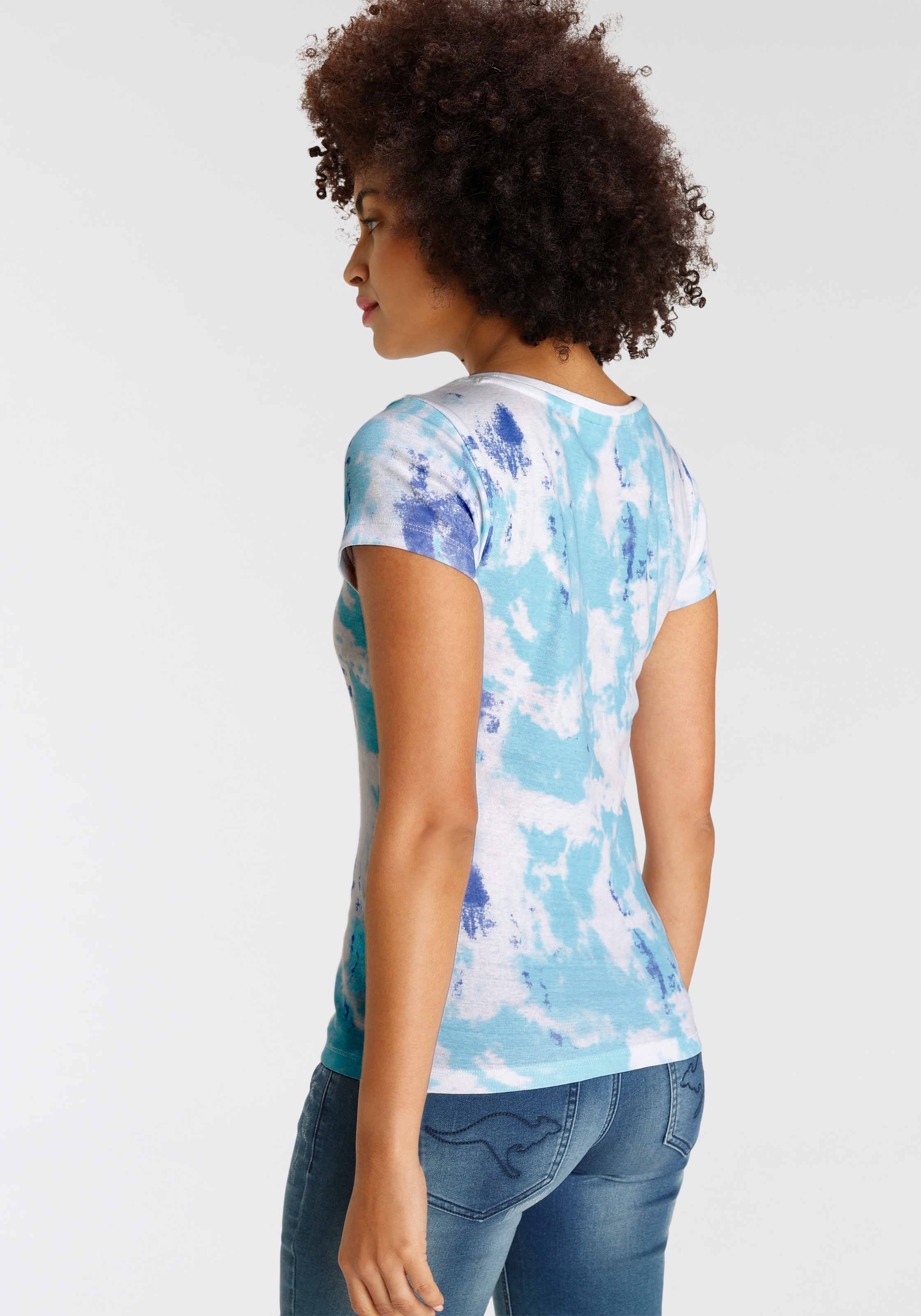 KangaROOS T-Shirt, im trendigen Batik-Look - NEUE KOLLEKTION für bestellen  | BAUR