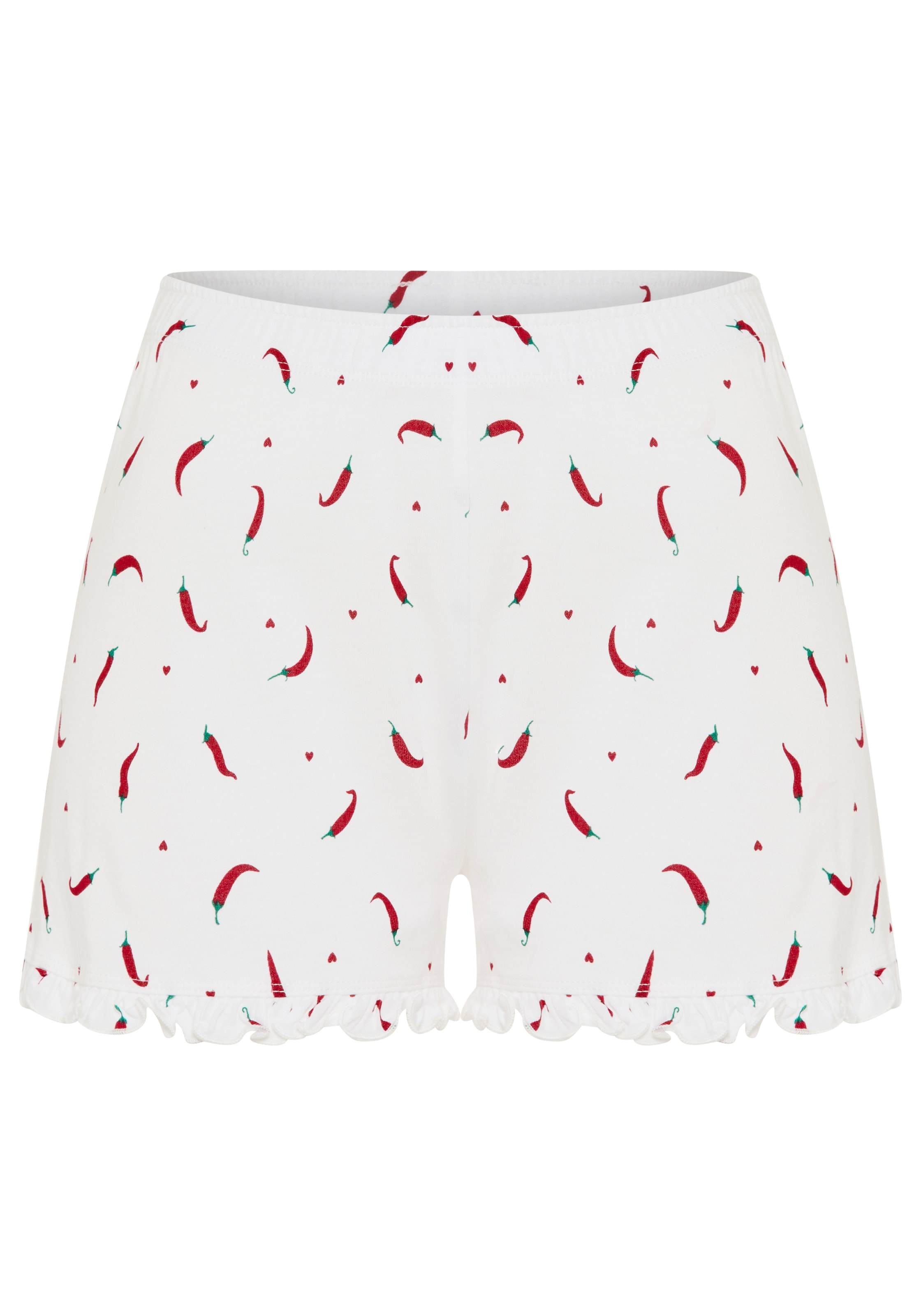 LSCN by LASCANA Shorty 2 mit süßem Chilli-Print