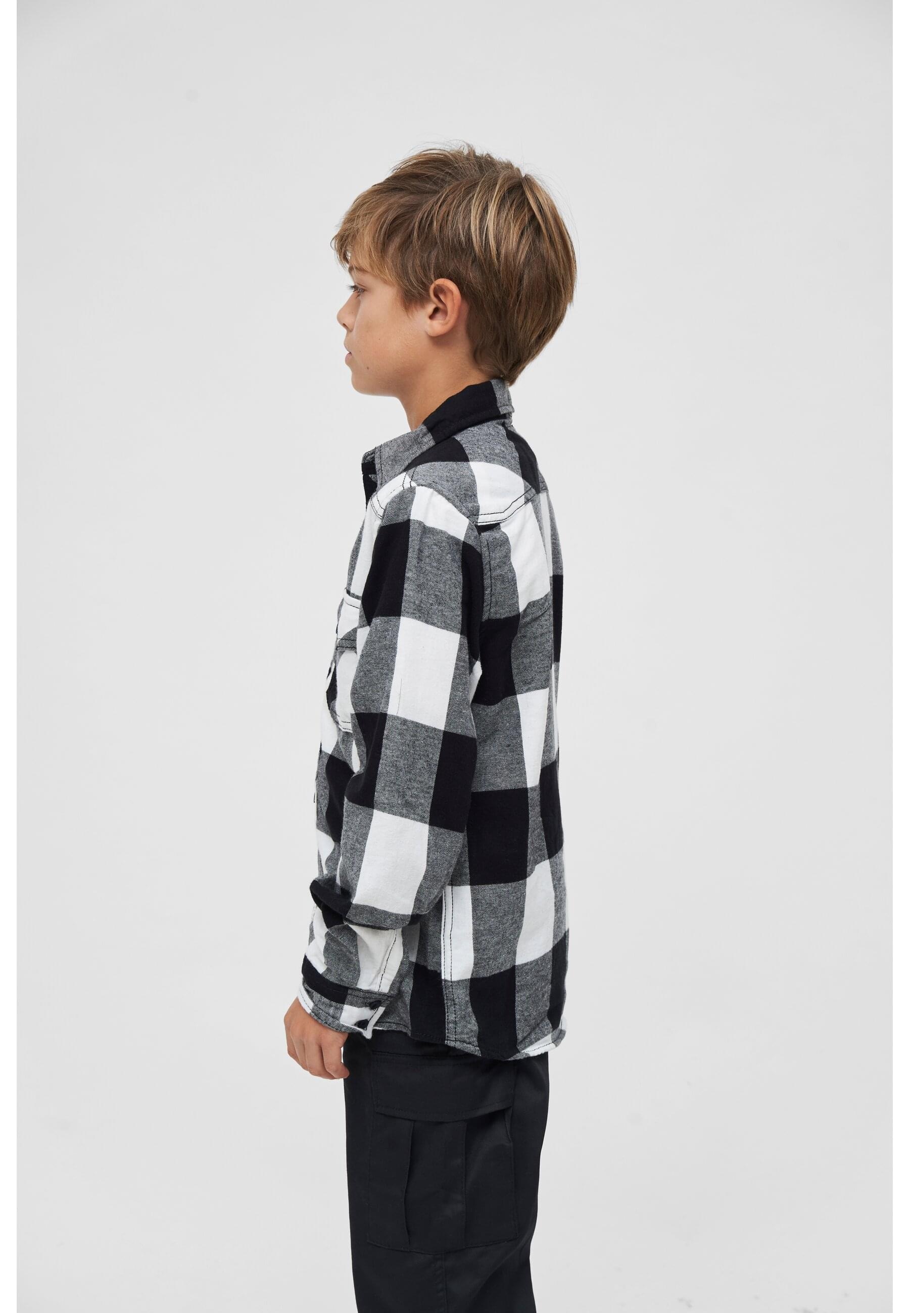 Brandit Langarmhemd »Brandit Unisex Checkshirt Kids«, (1 tlg.)