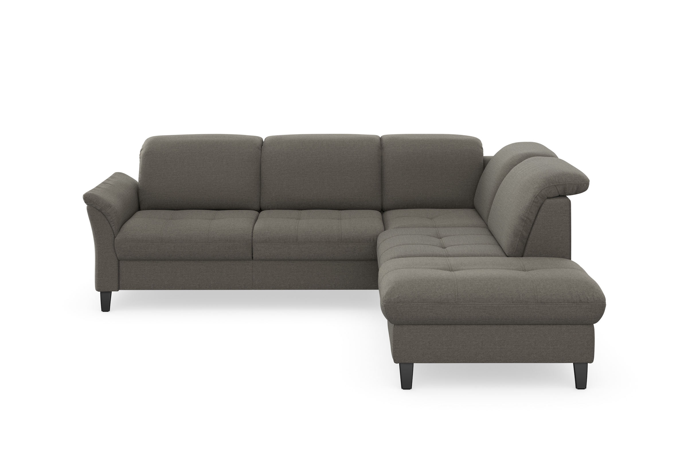 sit&more Ecksofa »Maggiore L-Form« wahlweise mit Kopfteilverstellung, Bettfunktion und Stauraum