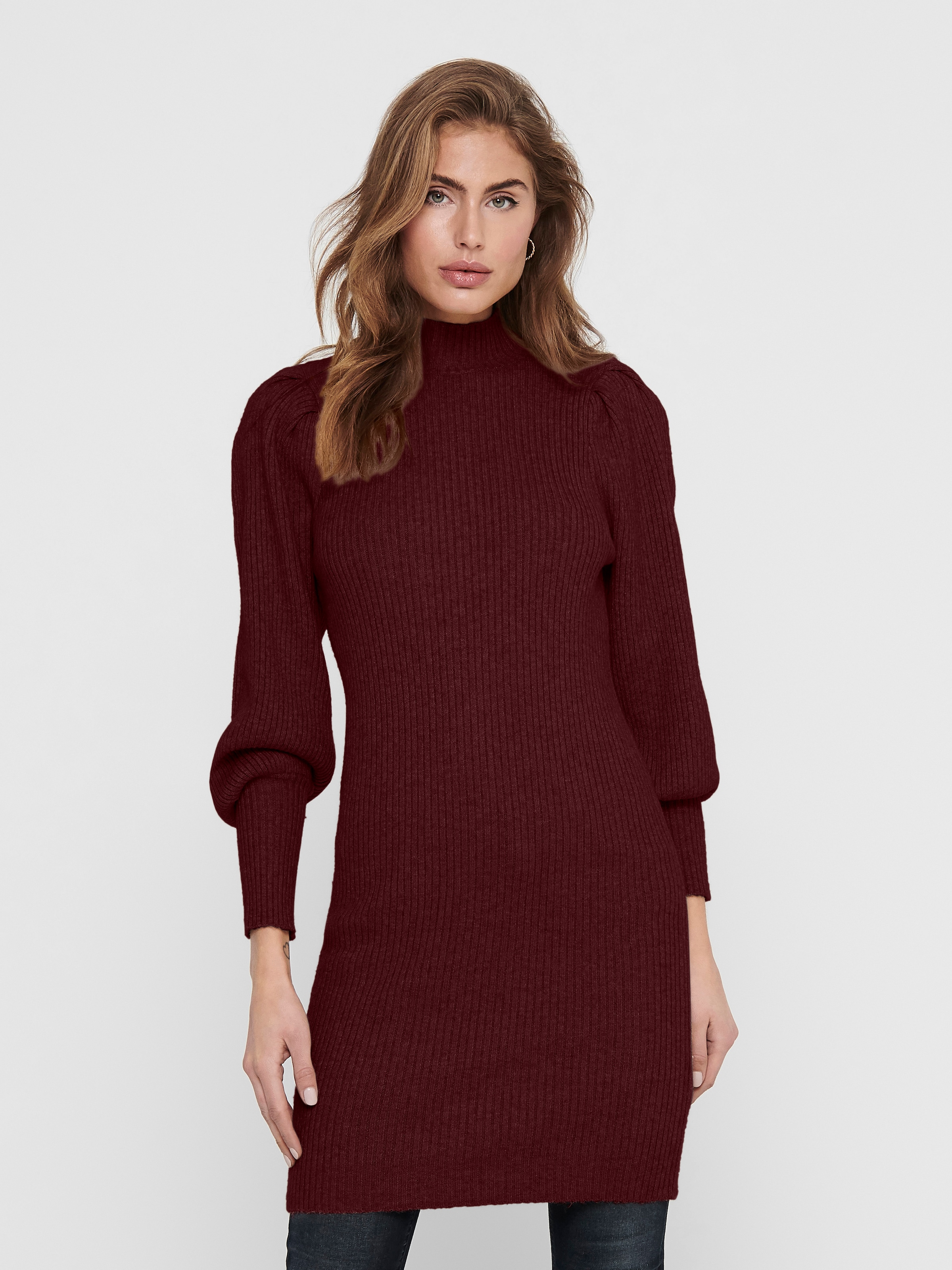 ONLY Strickkleid "ONLKATIA L/S DRESS KNT NOOS" Viskosemischung günstig online kaufen