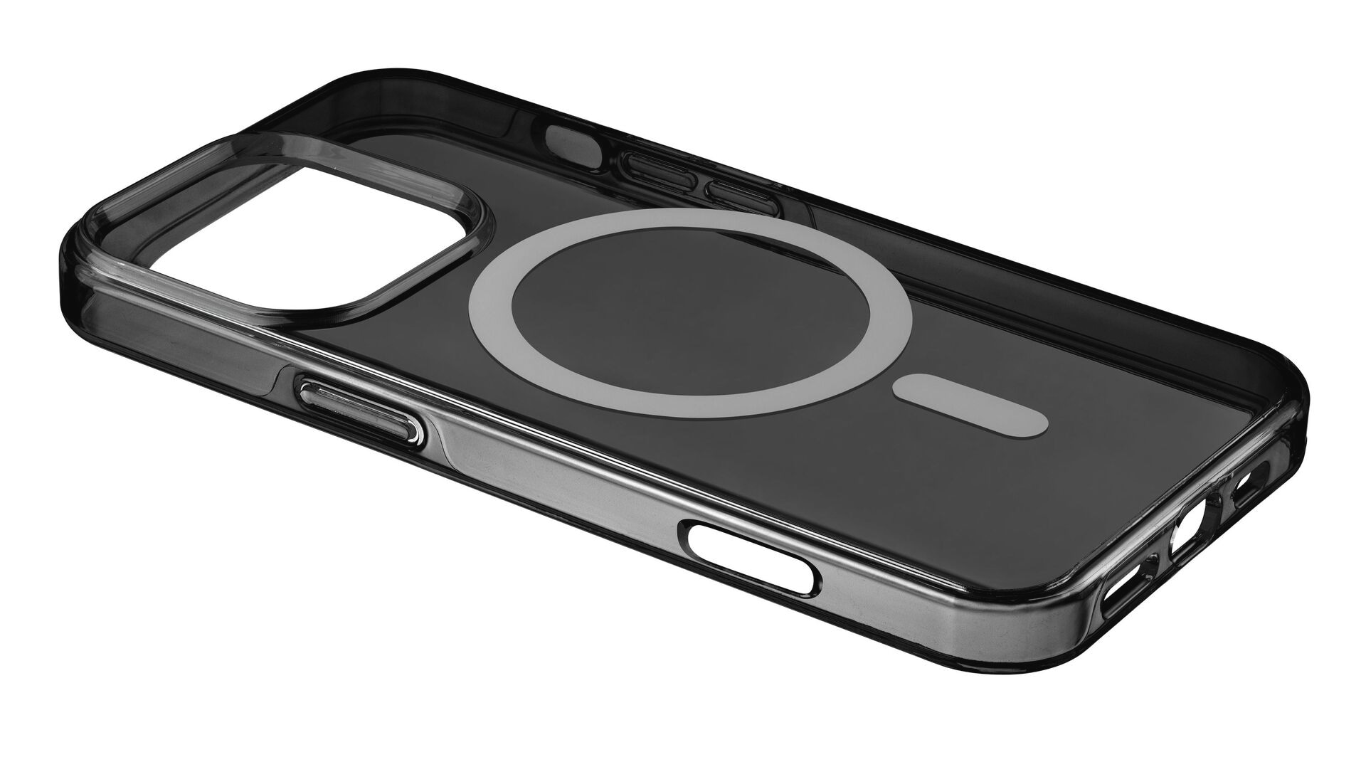 CELLULARLINE Handyhülle "Gloss MagSafe Case für Apple iPhone 16 Pro", B:11cm H:2cm T:21cm, schwarz, Hüllen, Backcover, Schutzhülle, Handyschutzhülle,