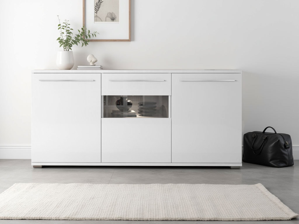 OTTO home Kommode "Piano" (H/B/T): 84,6/150/45,2cm, Hochglanz UV lackiert, günstig online kaufen