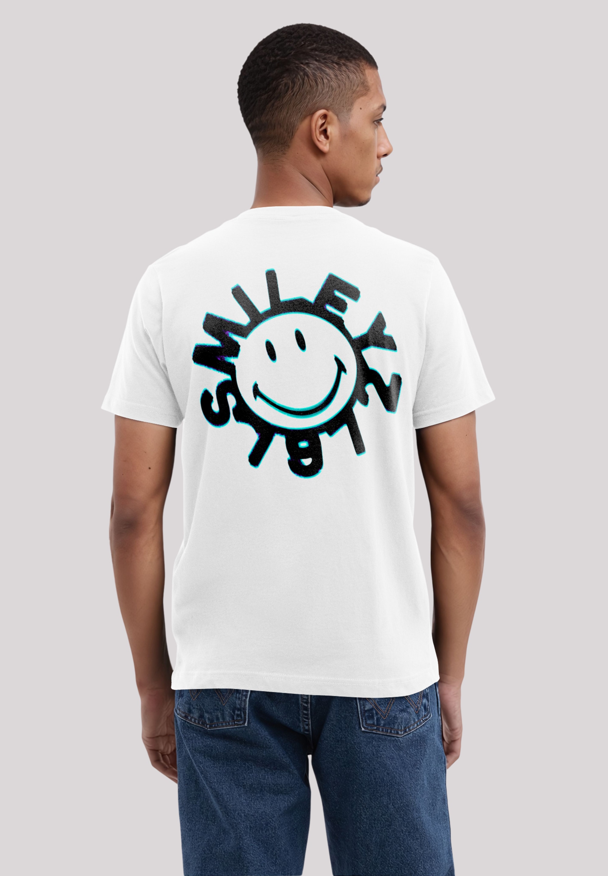 F4NT4STIC T-Shirt »Smiley Future Forecast«, Premium Qualität