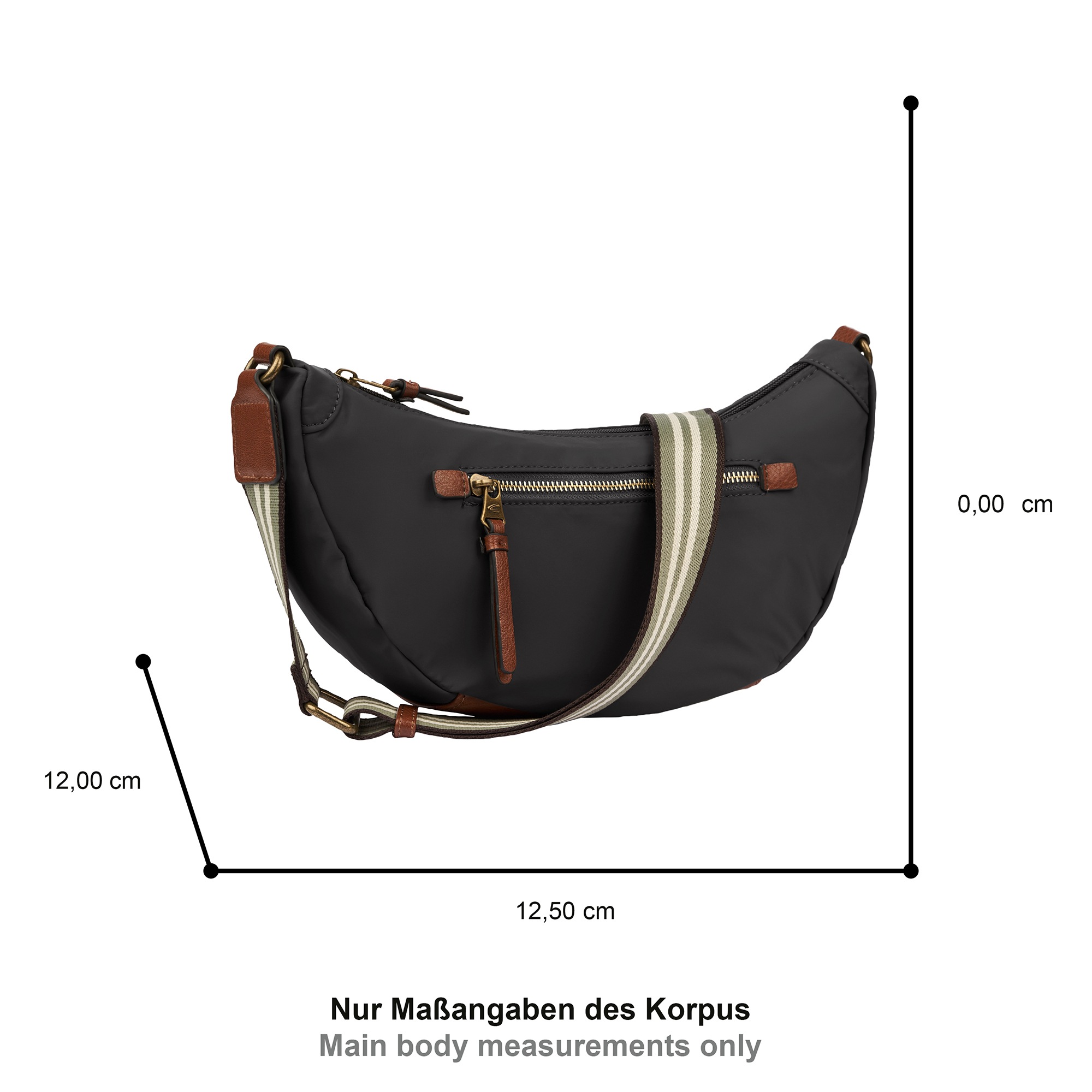 camel active Handtasche "Bari" aus hochwertigem matten Nylon mit gestreifte günstig online kaufen