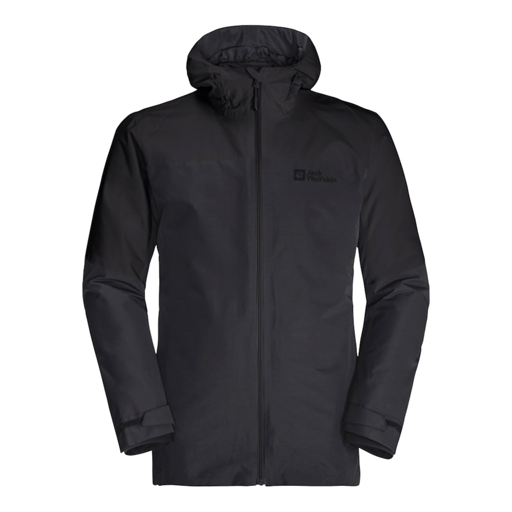 Jack Wolfskin 3-in-1-Funktionsjacke »GLAABACH 3IN1 JKT M«, (2 teilig), mit Kapuze