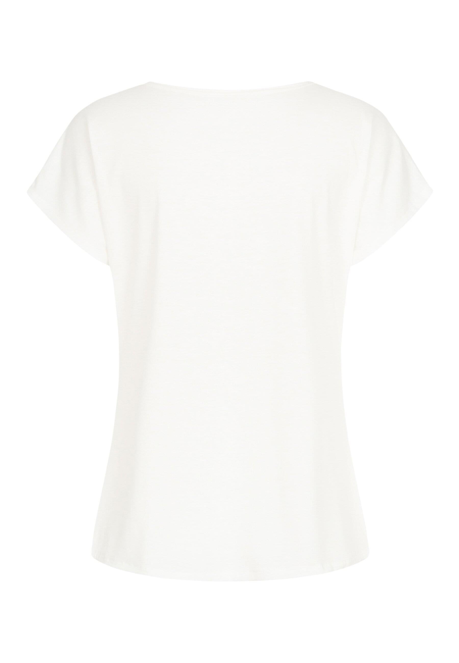 CLOUD 5IVE T-Shirt »CLOUD 5IVE Viskose T-Shirt mit Pilz Print«, (1 tlg.)