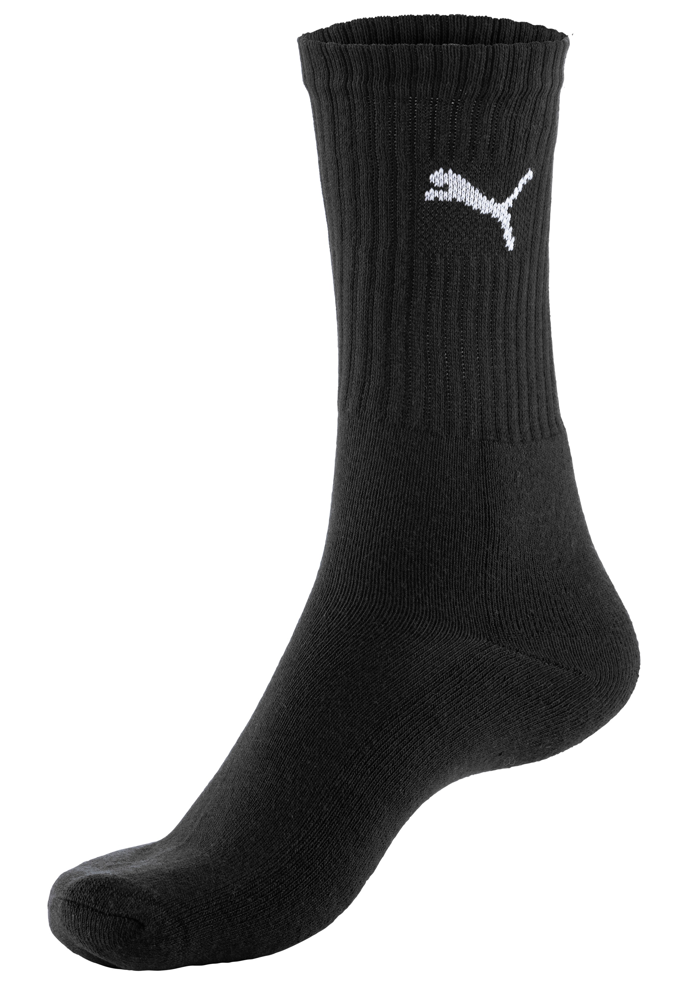 PUMA Sportsocken, (9 Paar), Tennissocken, atmungsaktiv, feuchtigkeitsregulierend