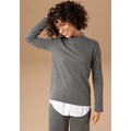 Aniston CASUAL Sweatshirt, mit Hahnentritt- oder Fischgrat-Muster