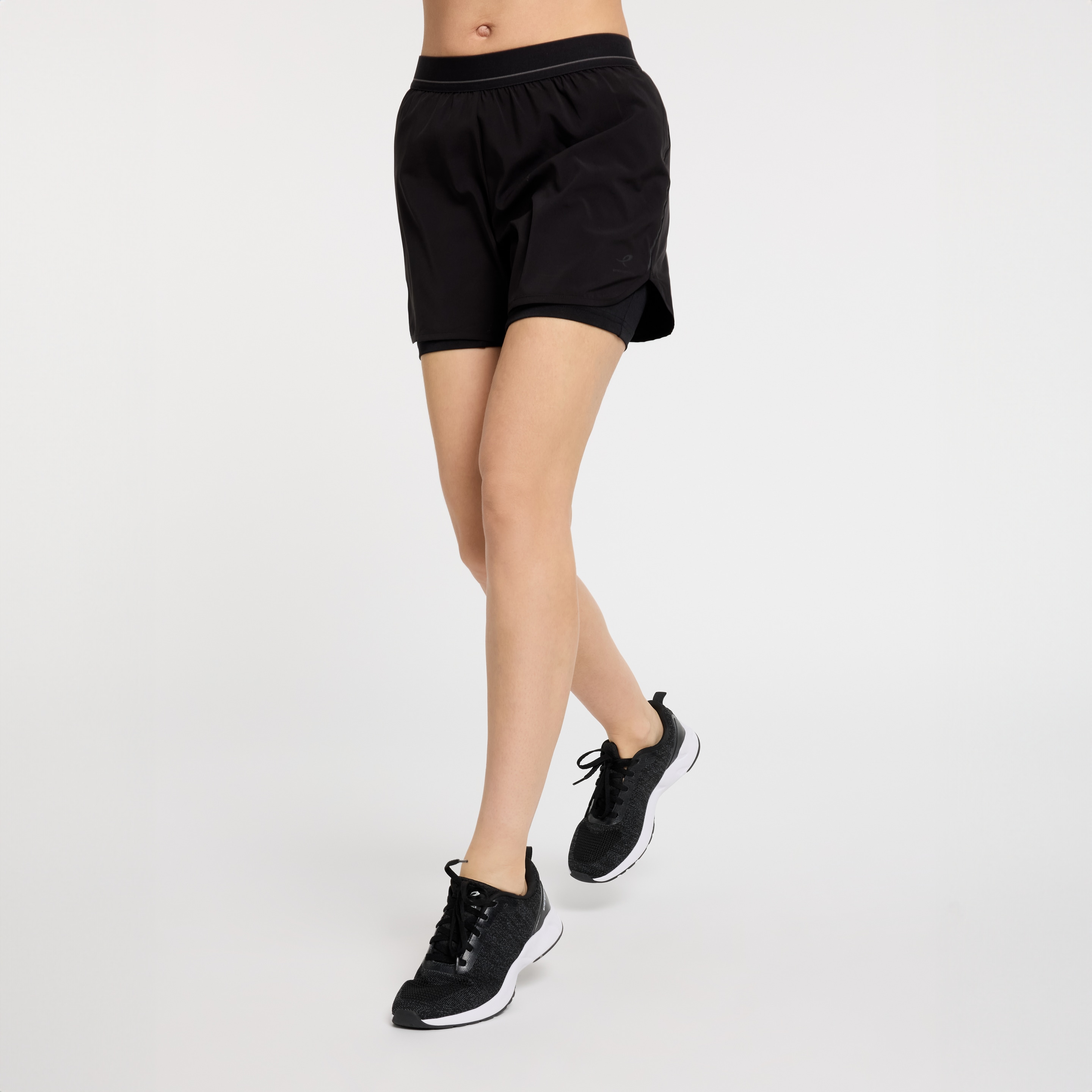 Energetics Laufshorts "DA.-SHORTS ISOLDA II W" mit elastischer Außenhose, atmungsaktives DRY PLUS ECO-Fasersystem
