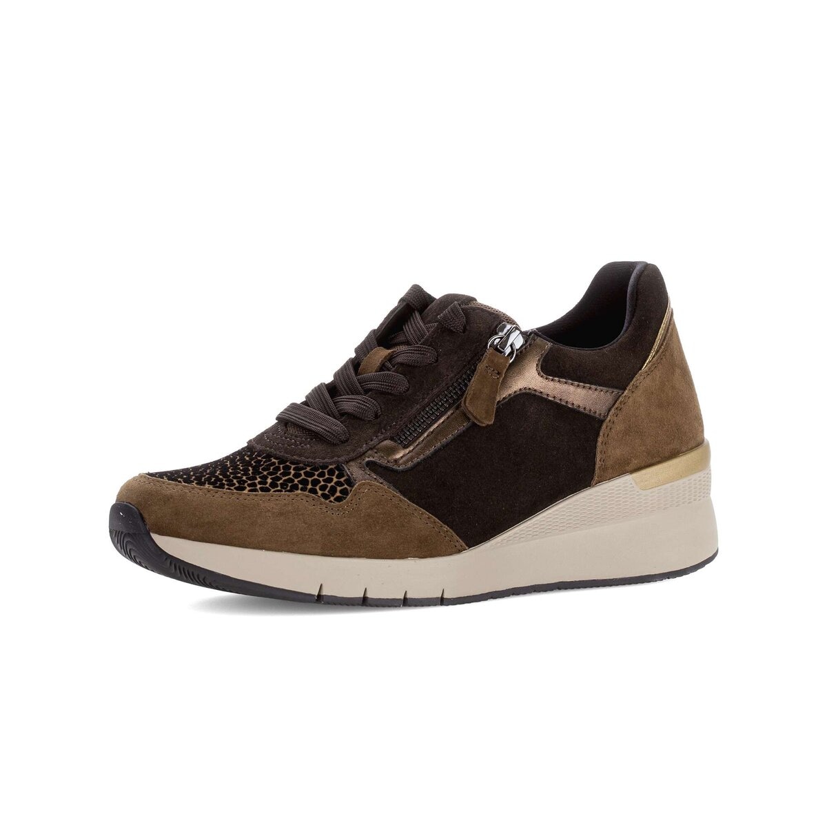 Gabor Sneaker "Sneaker low Materialmix Leder" günstig online kaufen