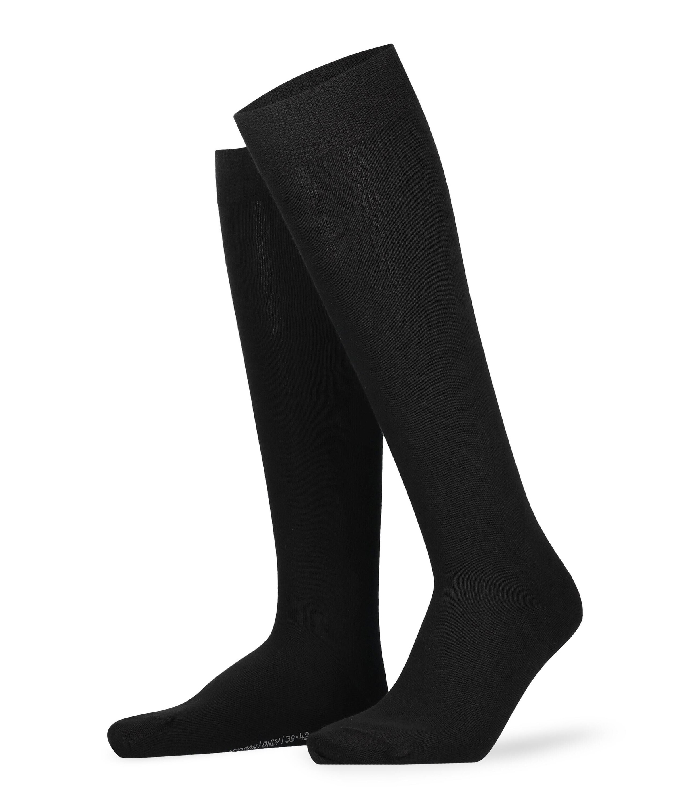Hudson Kniestrümpfe "ONLY 2-PACK" 2er Pack, Komfortbund mit weitem Fußaussc günstig online kaufen