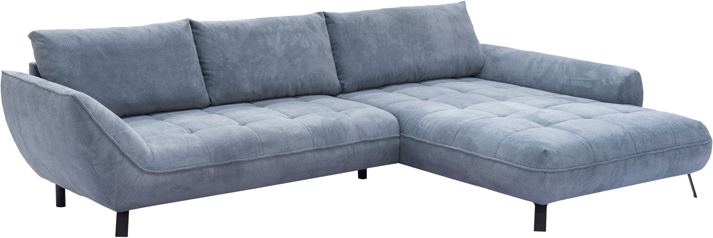 exxpo - sofa fashion Ecksofa »Biarritz modern und elegantes Mega Sofa mit tollem Sitzkomfort, L-Form«, XXL– Longchair Ecke in hochwertiger Verarbeitung, Stellmaße 324x203cm