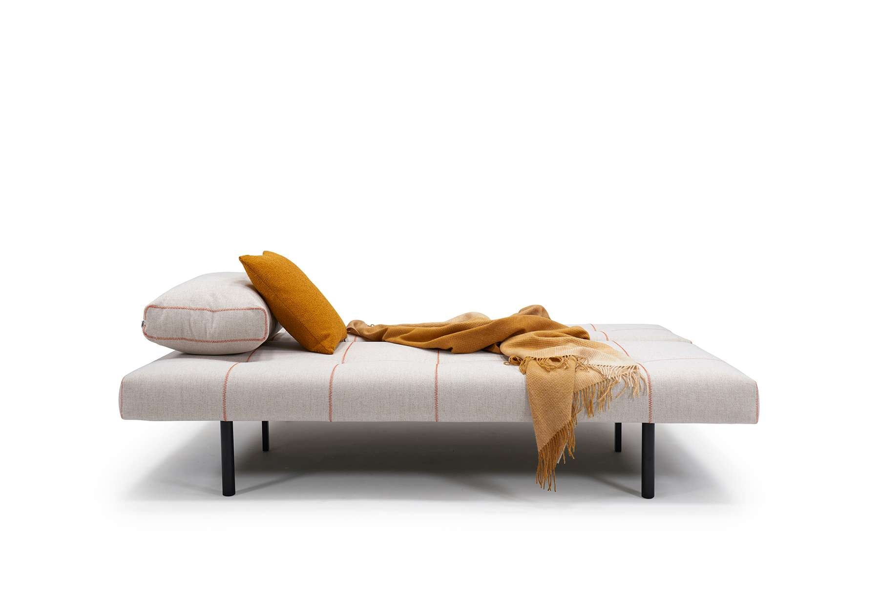 INNOVATION LIVING ™ 3-Sitzer »SIGGA X Schlafsofa mit hohen Sitz- und Liegekomfort«, Dekorative Kontrastnähte, detailreiches Design